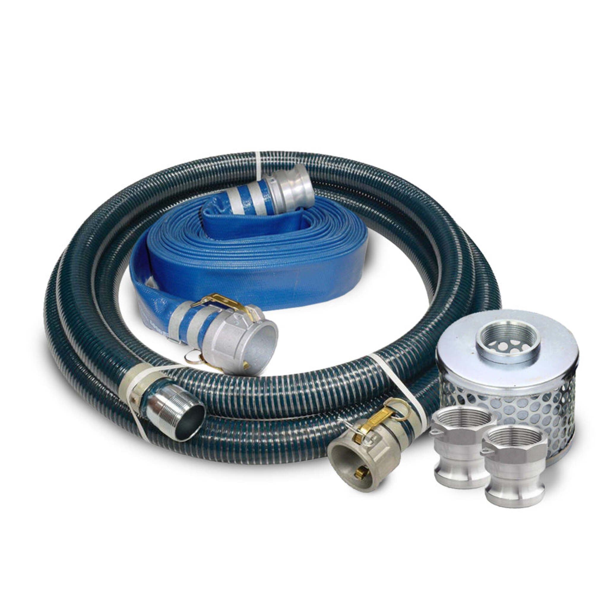 Standard Duty Suction/Discharge Water Pump Hose Kits Hose and Fittings - Cleanflow