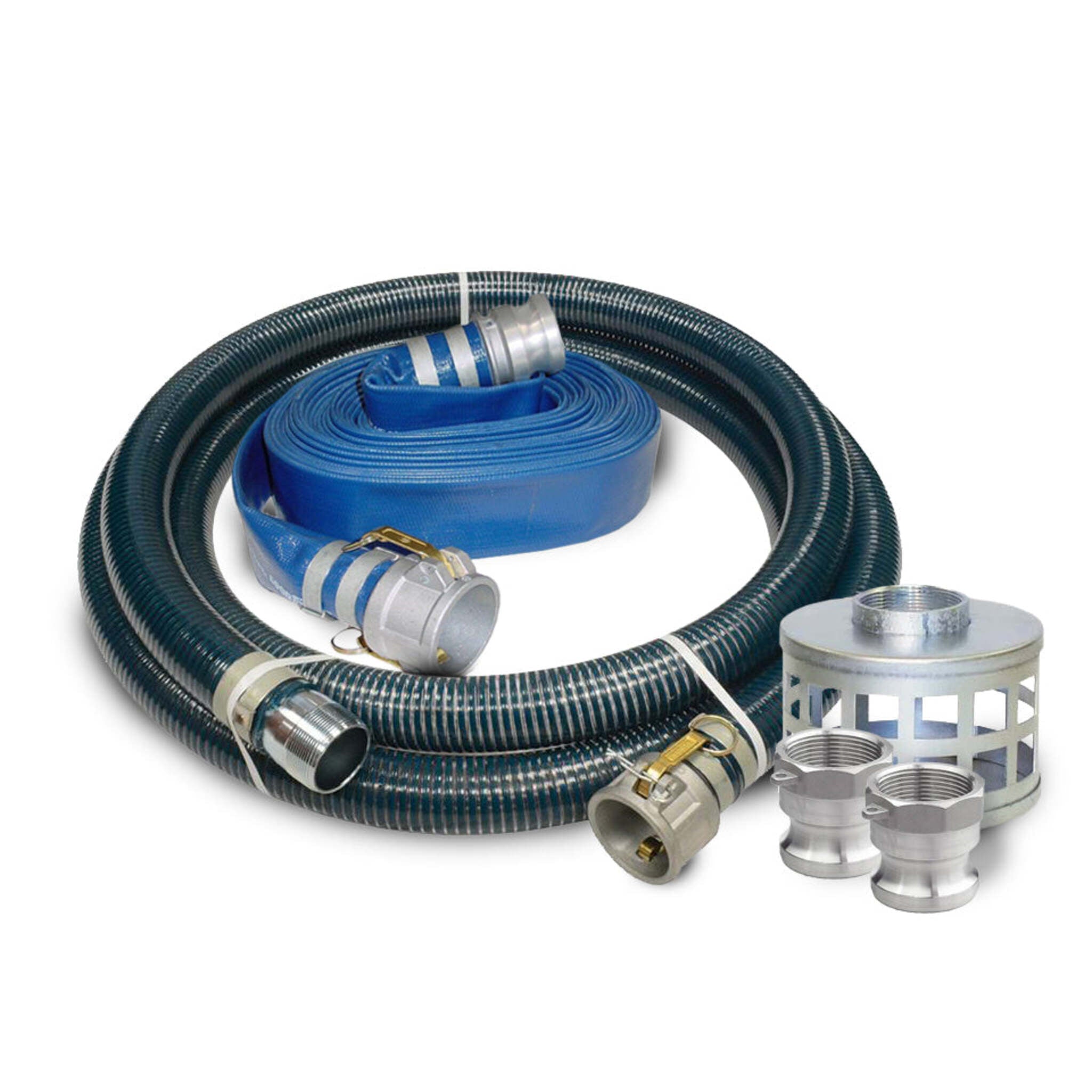 Standard Duty Suction/Discharge Trash Pump Hose Kits Hose and Fittings - Cleanflow