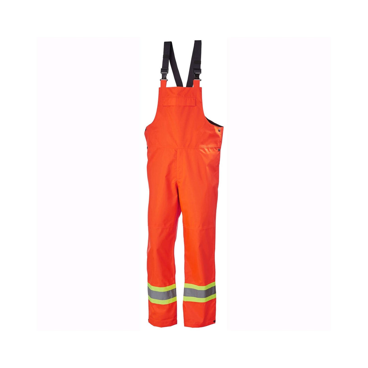 Helly Hansen Men's Hi Vis Shell Bib Work Pants 71443 Alta - CSA Helly Tech, Waterproof, Breathable, Reflective, Adjustable, Construction, Utilities | Sizes S-4XL - Items