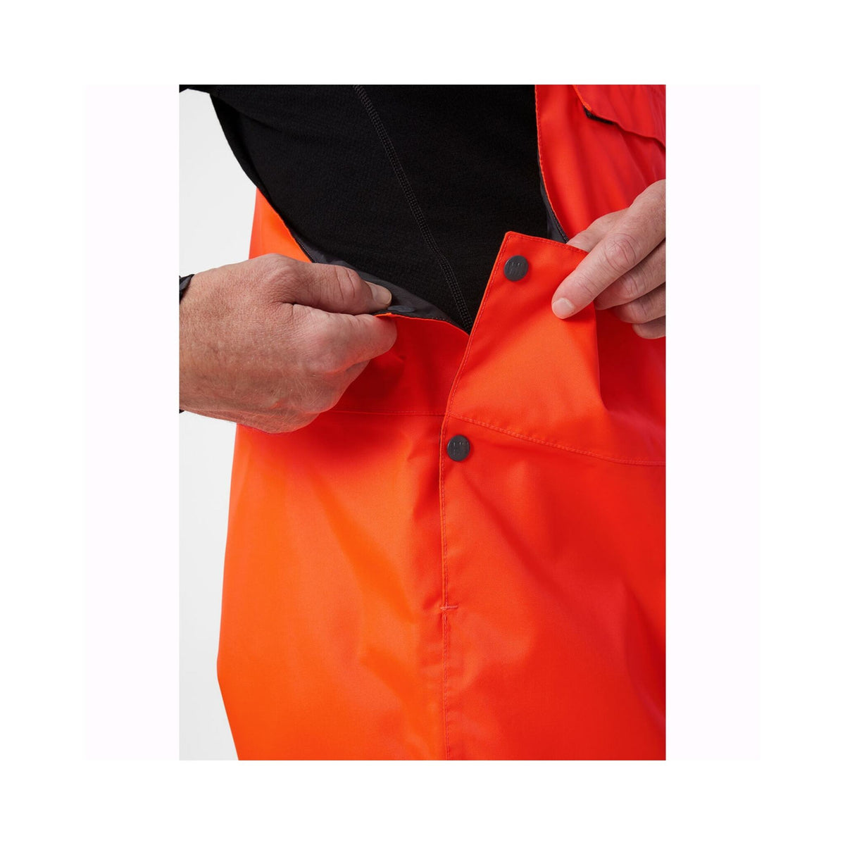 Helly Hansen Men's Hi Vis Shell Bib Work Pants 71443 Alta - CSA Helly Tech, Waterproof, Breathable, Reflective, Adjustable, Construction, Utilities | Sizes S-4XL - Items