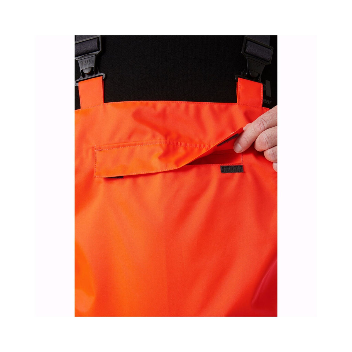 Helly Hansen Men's Hi Vis Shell Bib Work Pants 71443 Alta - CSA Helly Tech, Waterproof, Breathable, Reflective, Adjustable, Construction, Utilities | Sizes S-4XL - Items