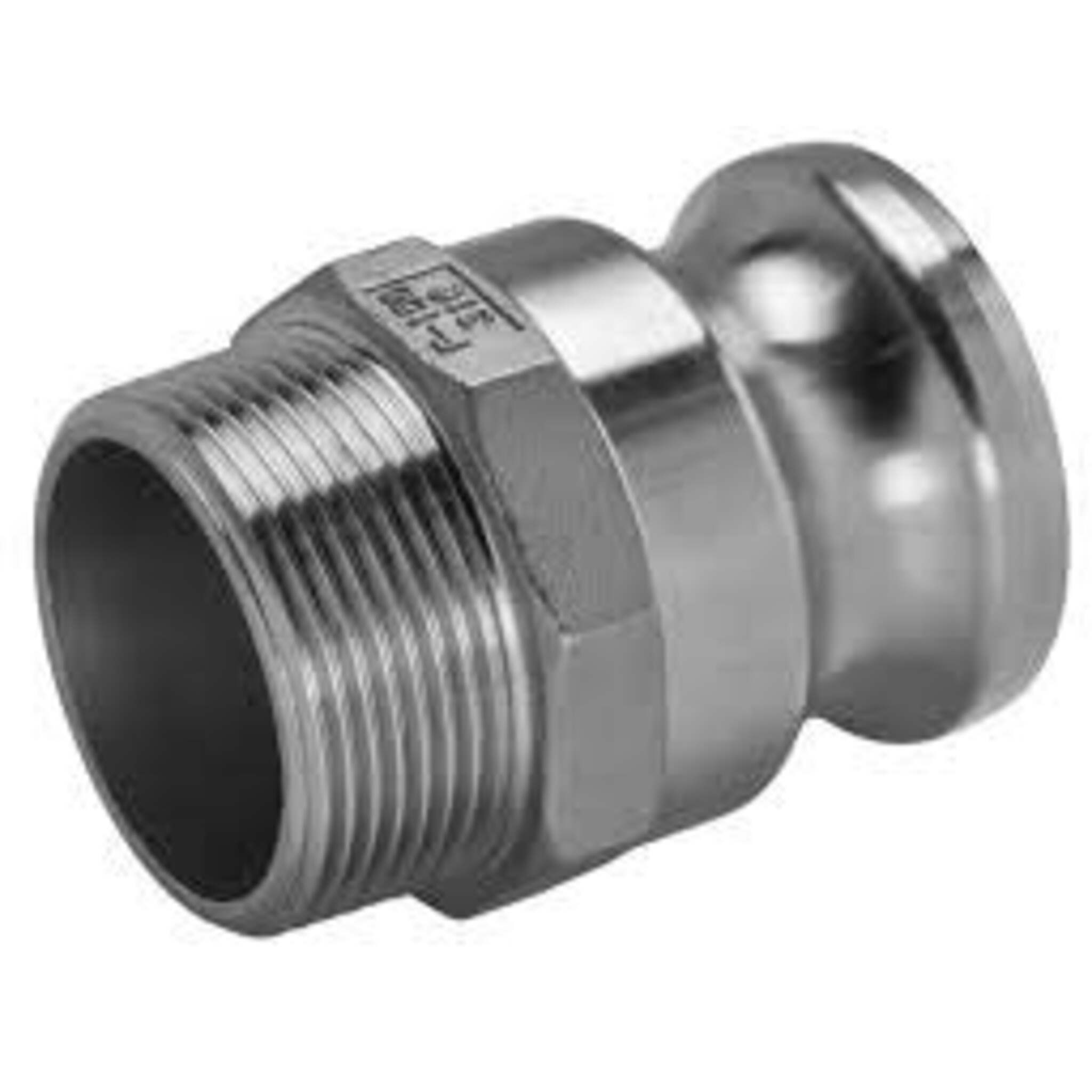 316 Stainless Steel 316 Camlock Type F | Male Camlock X MPT | 1/2" to 6" Sizes Hose and Fittings - Cleanflow