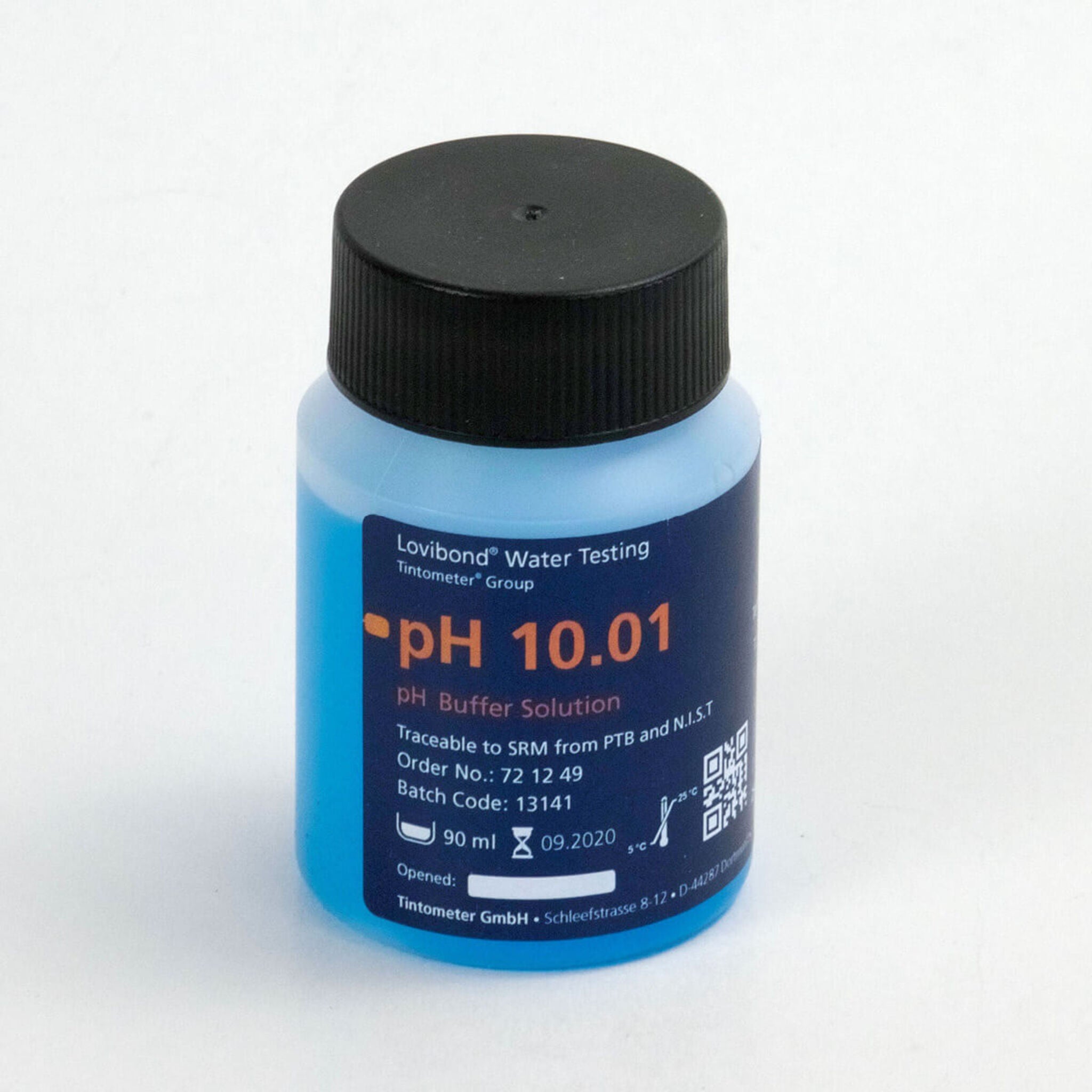 Lovibond pH 10.01 Buffer Solution  | Blue | 90 ml Standard Solutions and Buffers - Cleanflow