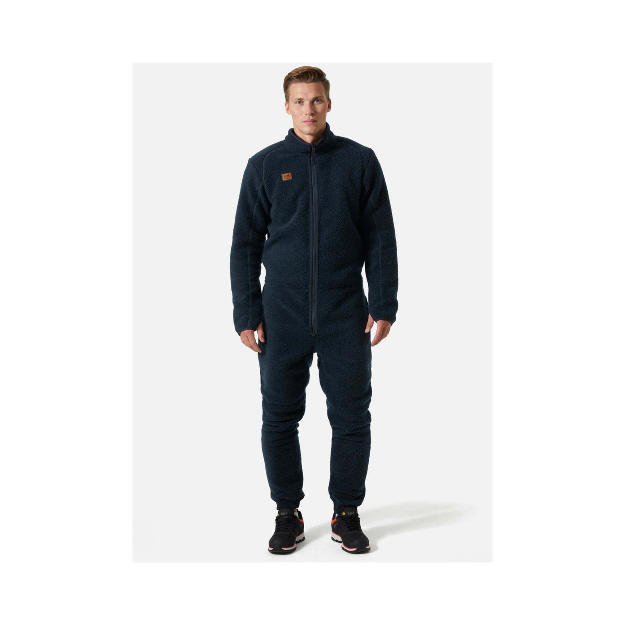 Helly Hansen Men's Pile Work Coveralls 72182 Heritage - Recycled Fabric, One Piece, Elastic Waist, Warm, Sustainable, Easy Wear, Outdoor & Work Use | Sizes S-4XL