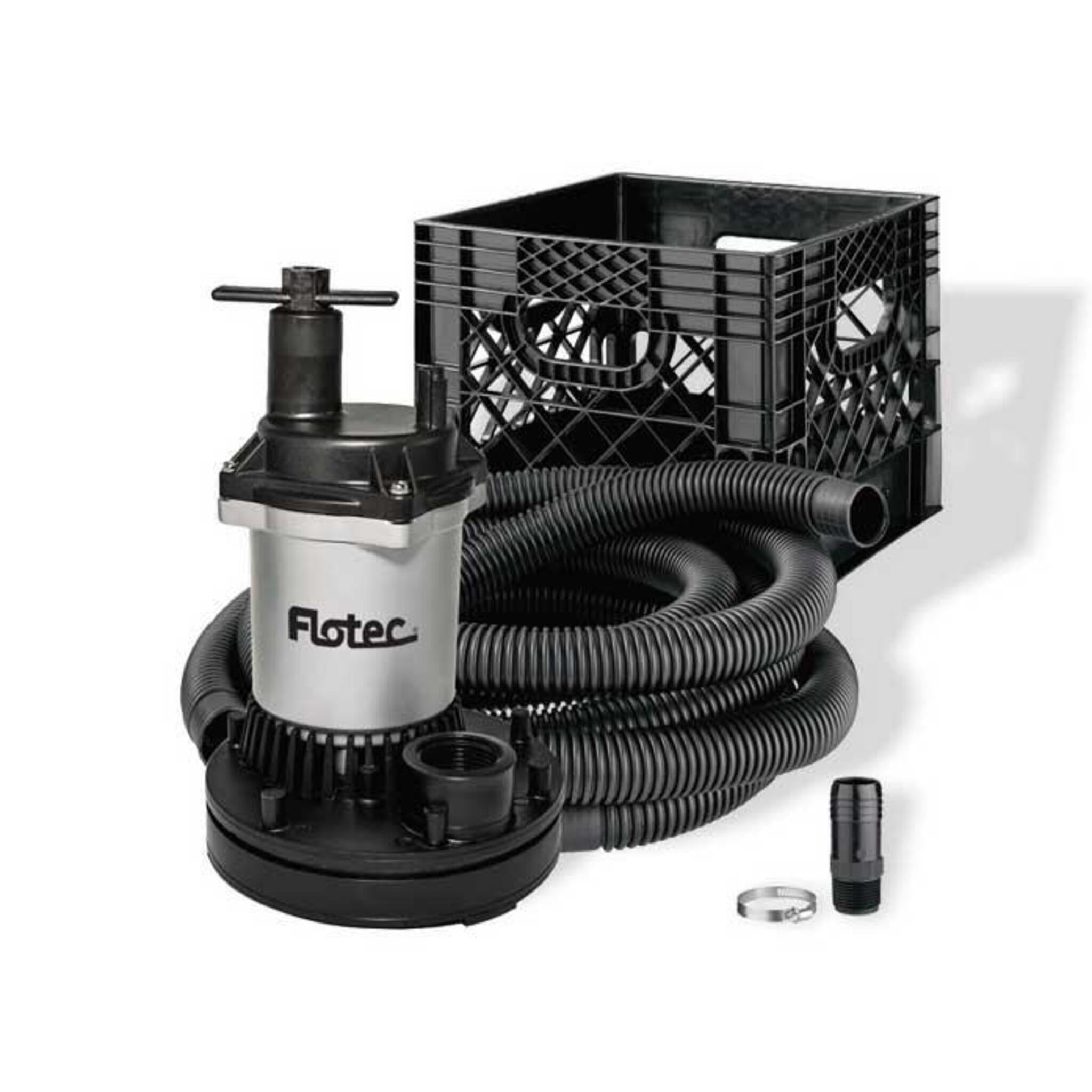 Flotec Stow & Flo All-In-One Utility Pump Kit Dewatering Pumps - Cleanflow