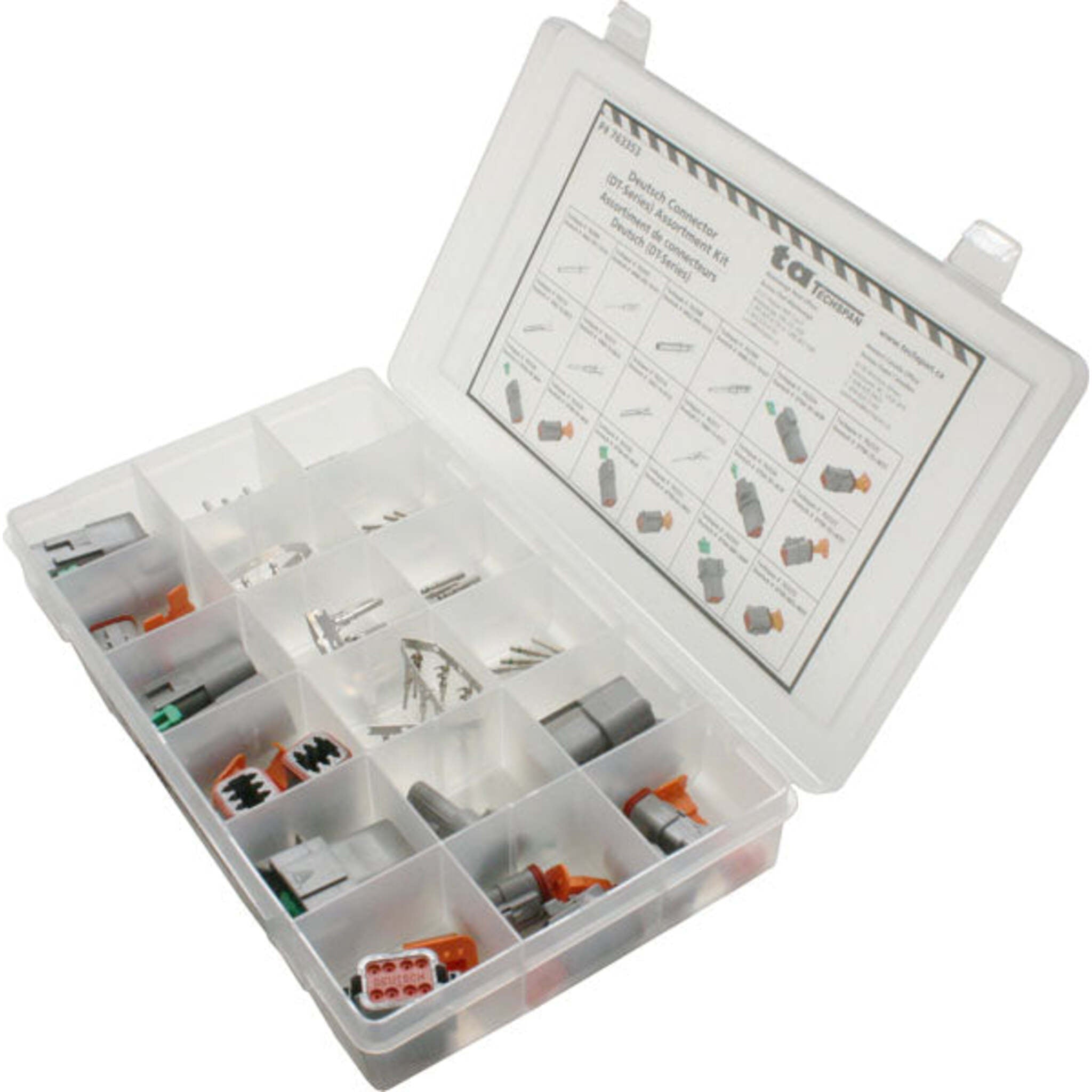 Techspan Deutsch Connector Assortment Kit - 98 pcs