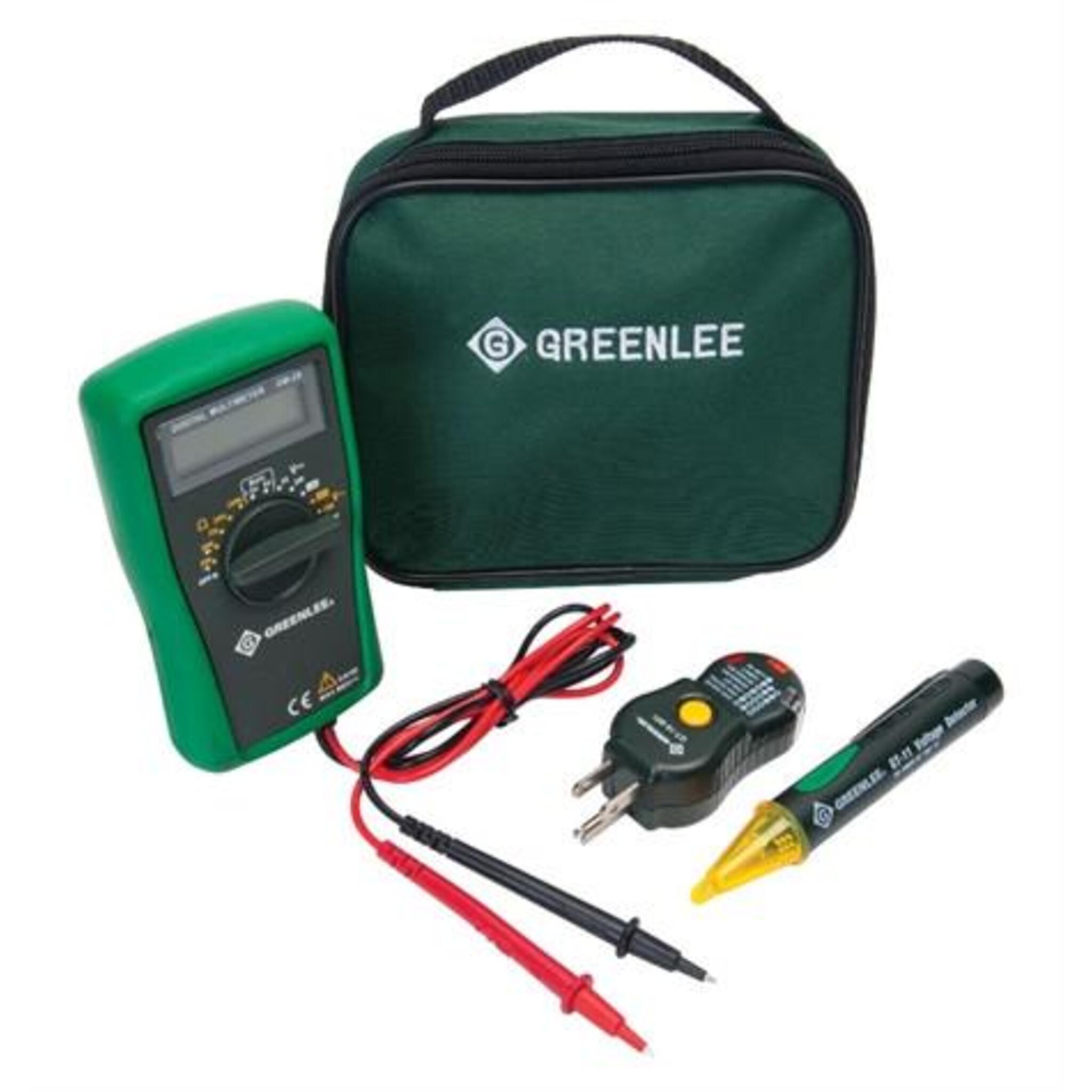 Greenlee TK30GFI Basic Electrical Test Kit with GFI Test Hand Tools - Cleanflow