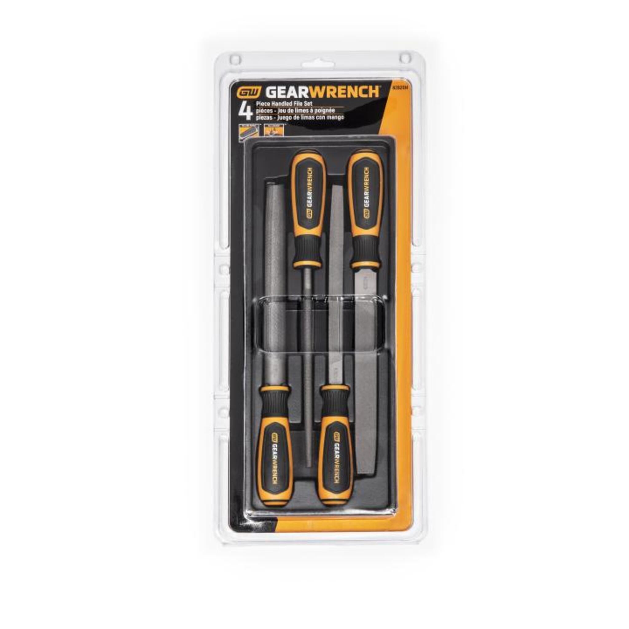 GEARWRENCH Standard Bastard File Set - 8" Length - 4 Piece