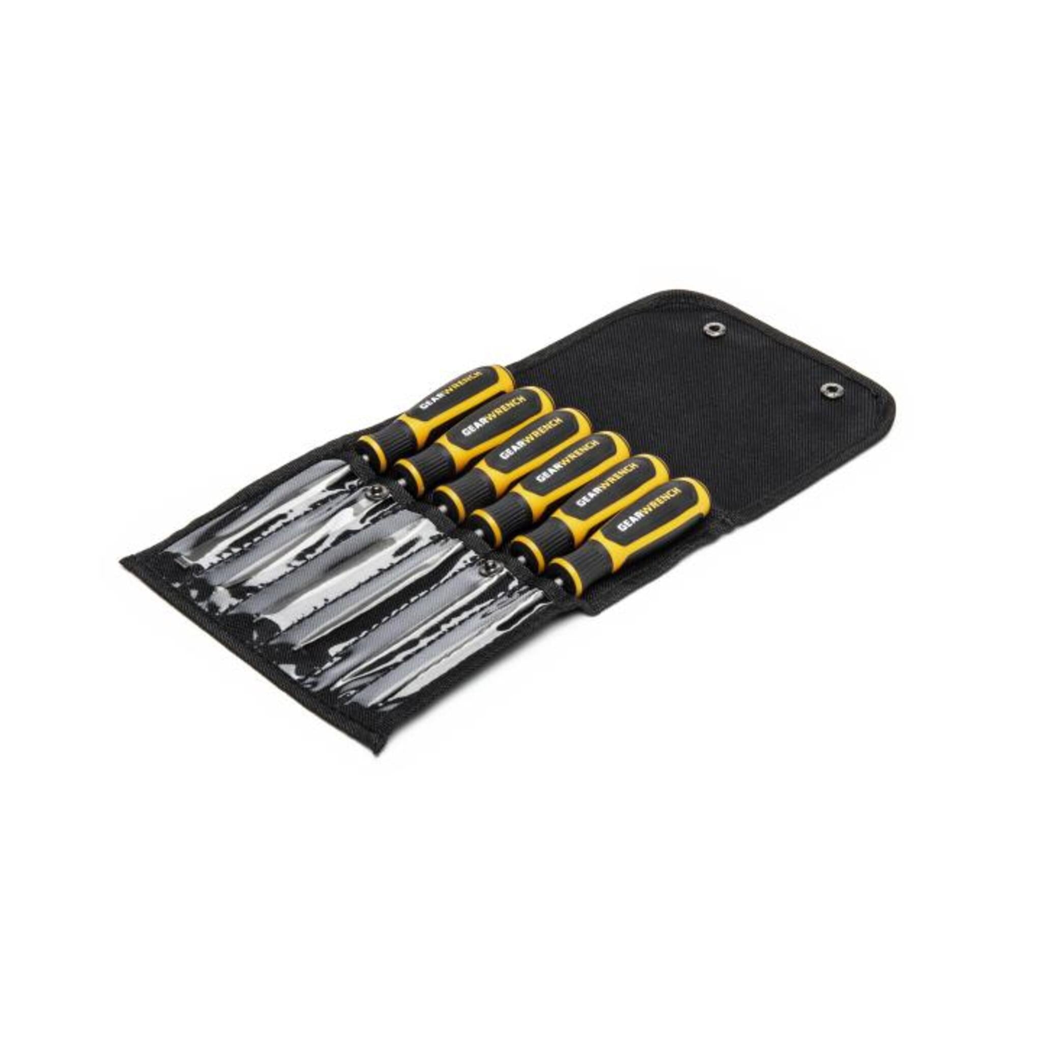 GEARWRENCH Mini File Set - 4" Length - 6 Piece