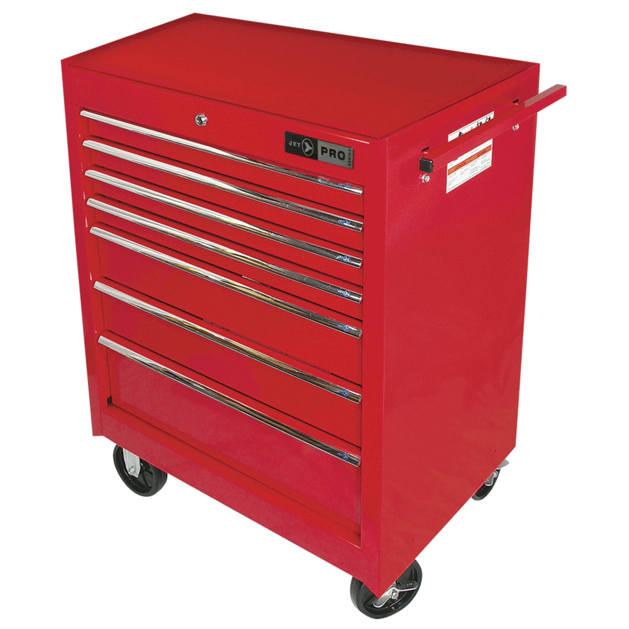 Jet Pro Series Mechanic's Roller Cabinet - 7 Drawers - 27" x 18" Shop Equipment - Cleanflow