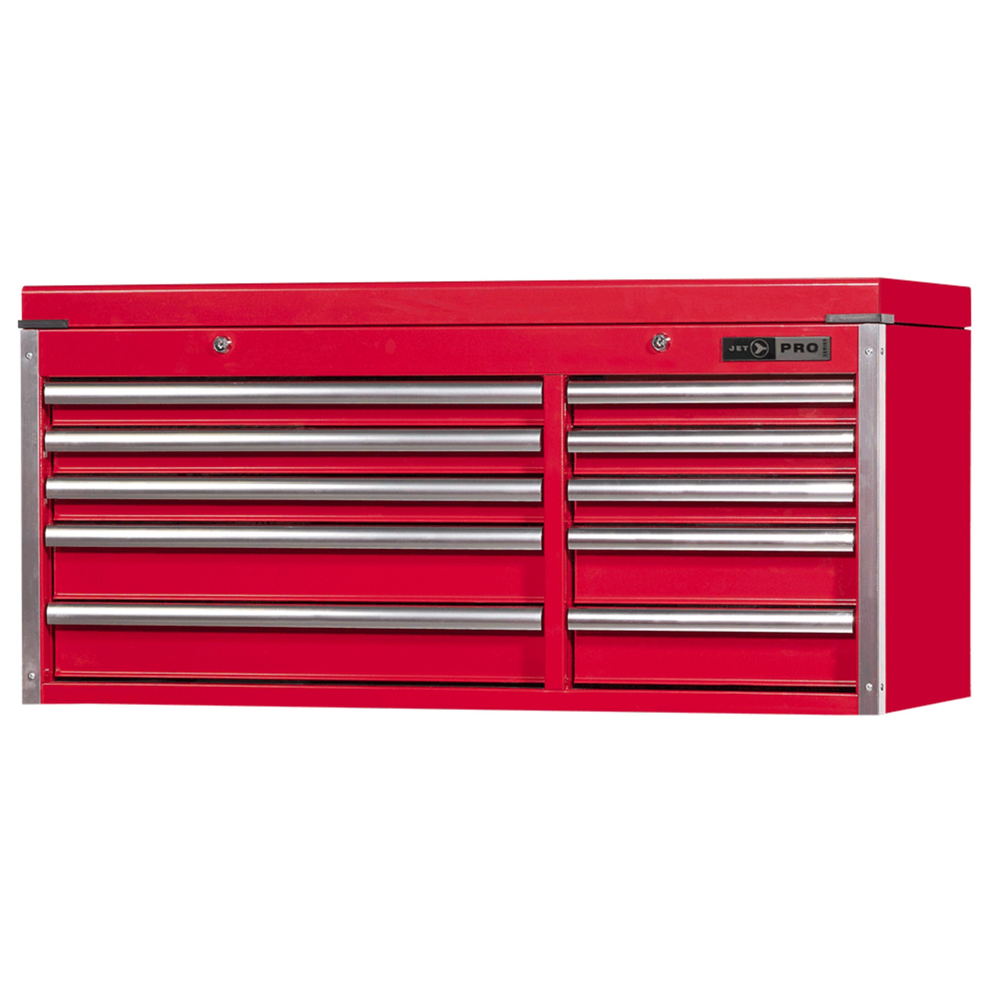 Jet Pro Series Mechanic's Chest | 10 Drawers |  42" x 18" Shop Equipment - Cleanflow