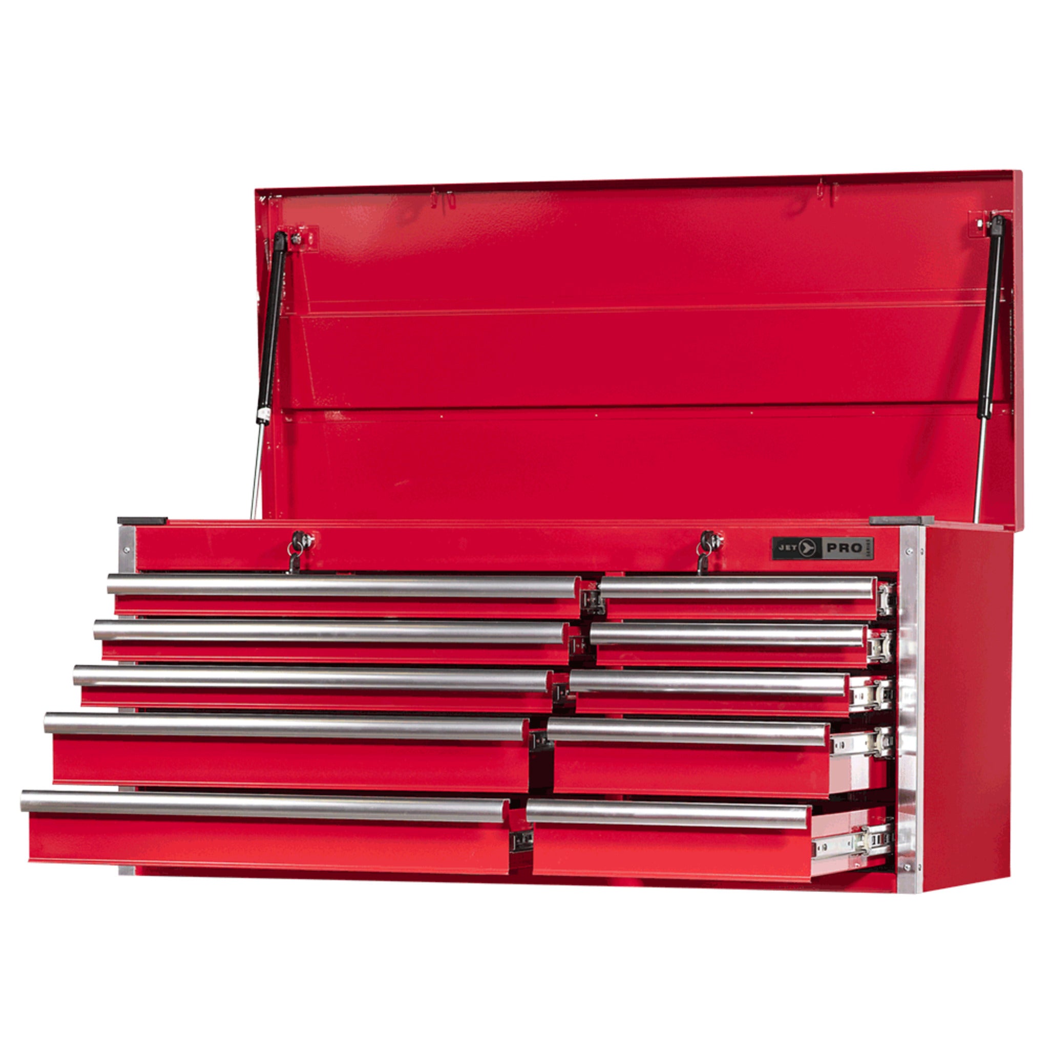 Jet Pro Series Mechanic's Chest | 10 Drawers |  42" x 18" Shop Equipment - Cleanflow