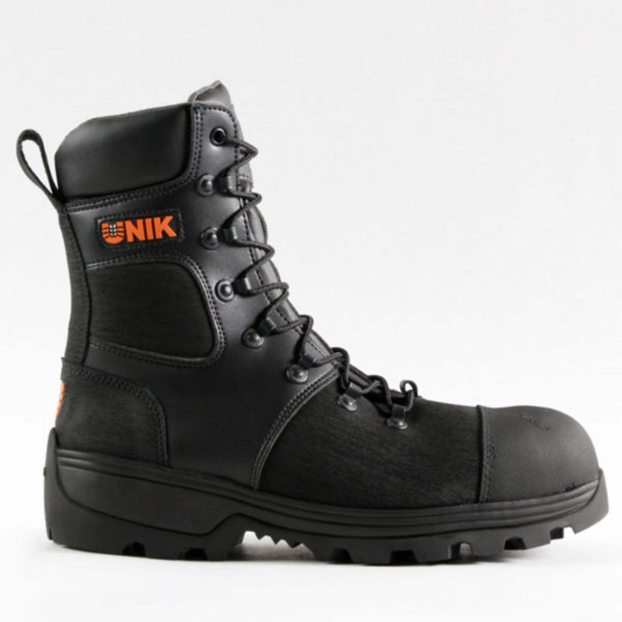 Unik Men's Winter Safety Work Boots Iceland 8" Nitrile Ankle Lock System with Vibram® Fire & Ice Sole with Spikes  | Sizes 5-13