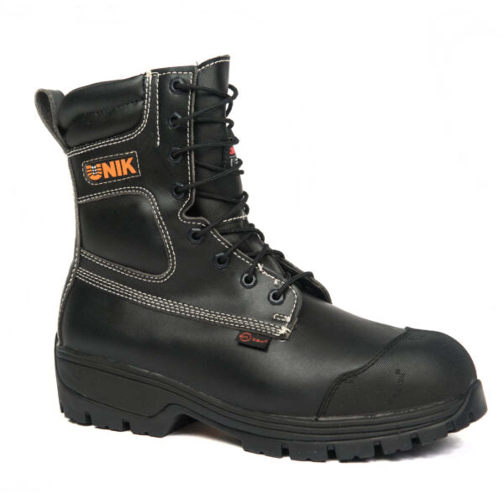 Unik Men's Safety Work Boots Terminator 8" Breathable and Waterproof with Vibram® Fire & Ice Sole | Sizes 5-13