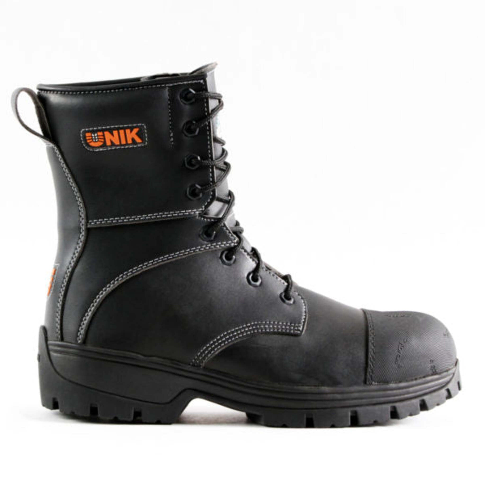 Unik Men's Safety Work Boots Chemik 8" Tecno Fiber Chemical Resistant with Vibram® Fire & Ice Sole  | Sizes 4-13