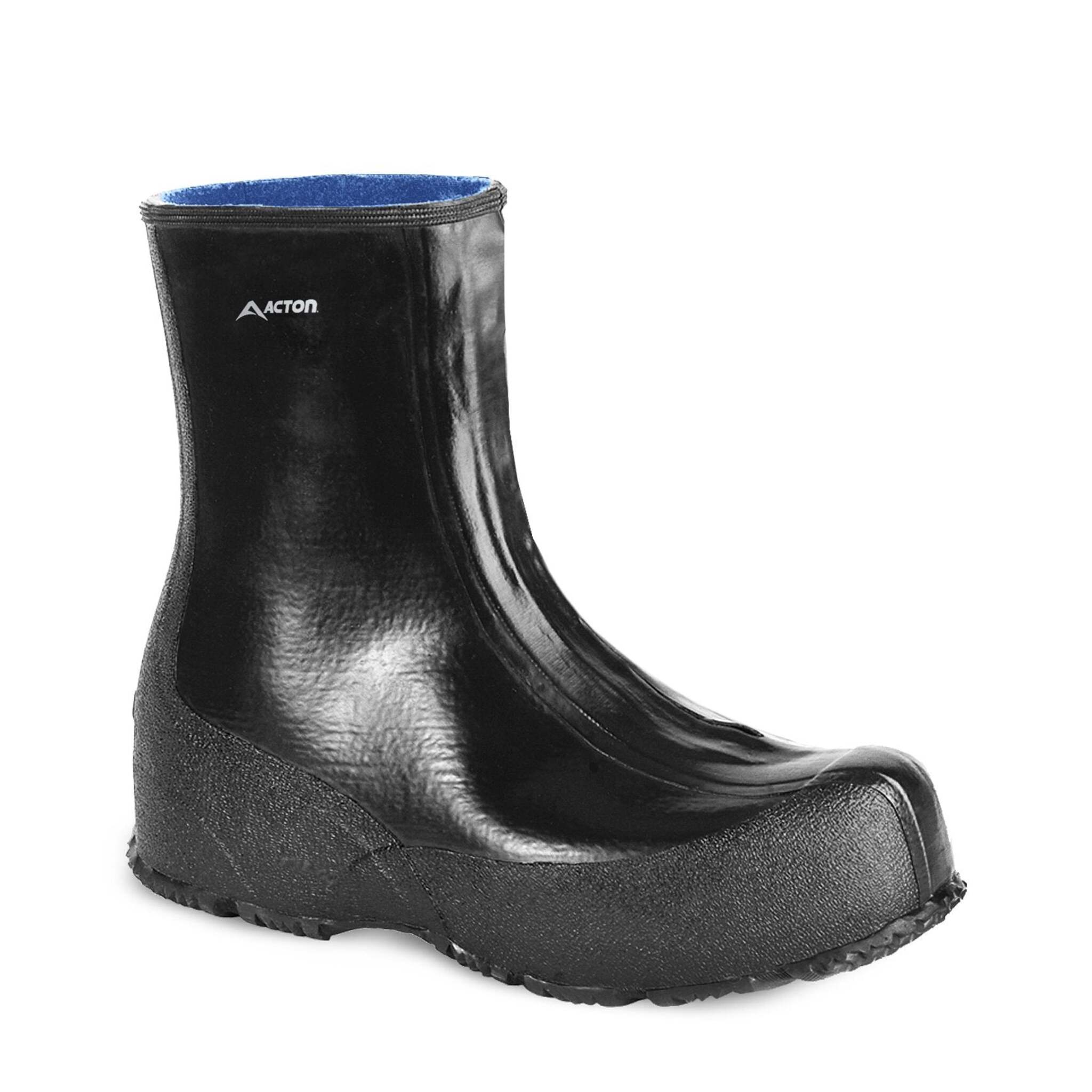 Acton Bradford Fleece Lined Natural Rubber Work Overshoes | Size 6-15 Work Boots - Cleanflow