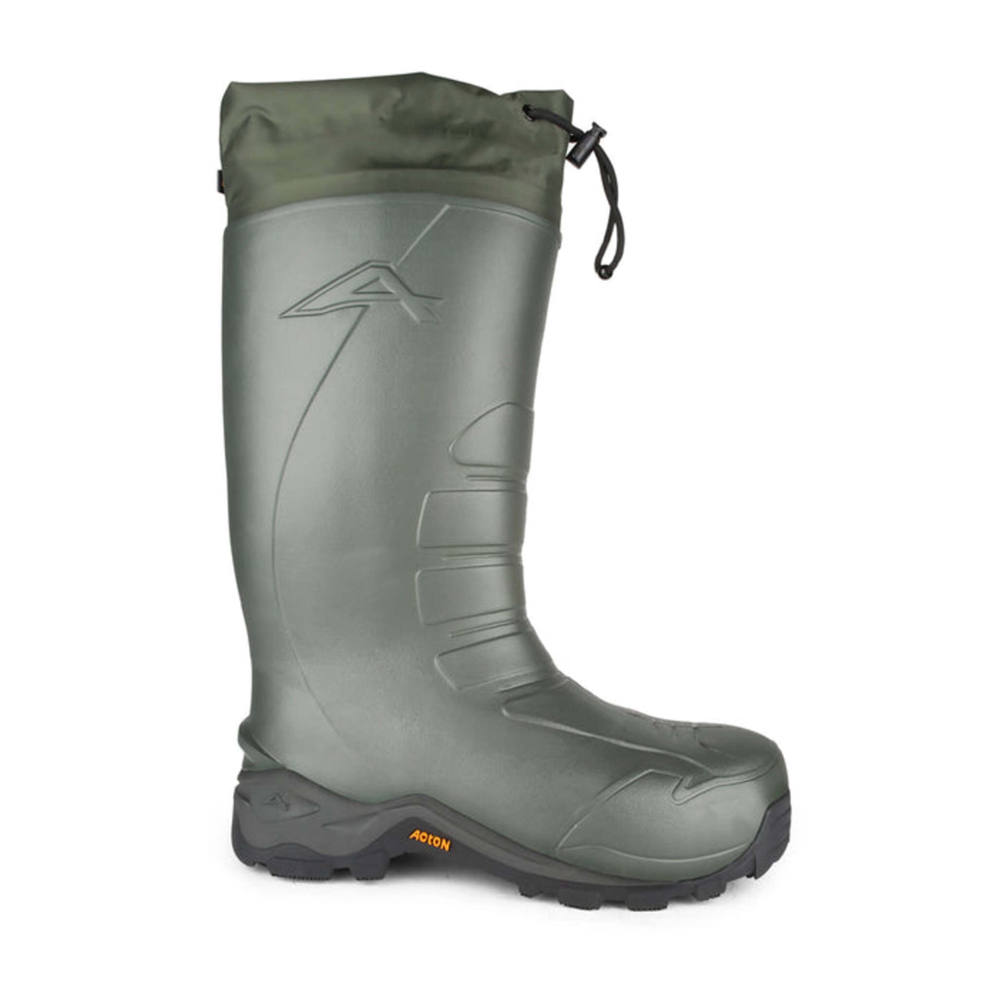 Acton Men's Adventure 14" Winter Work Boots - EVA Upper, Waterproof Natural Rubber, Insulated, Slip-Resistant, Lock-Fit Ankle Support | Sizes 7-13