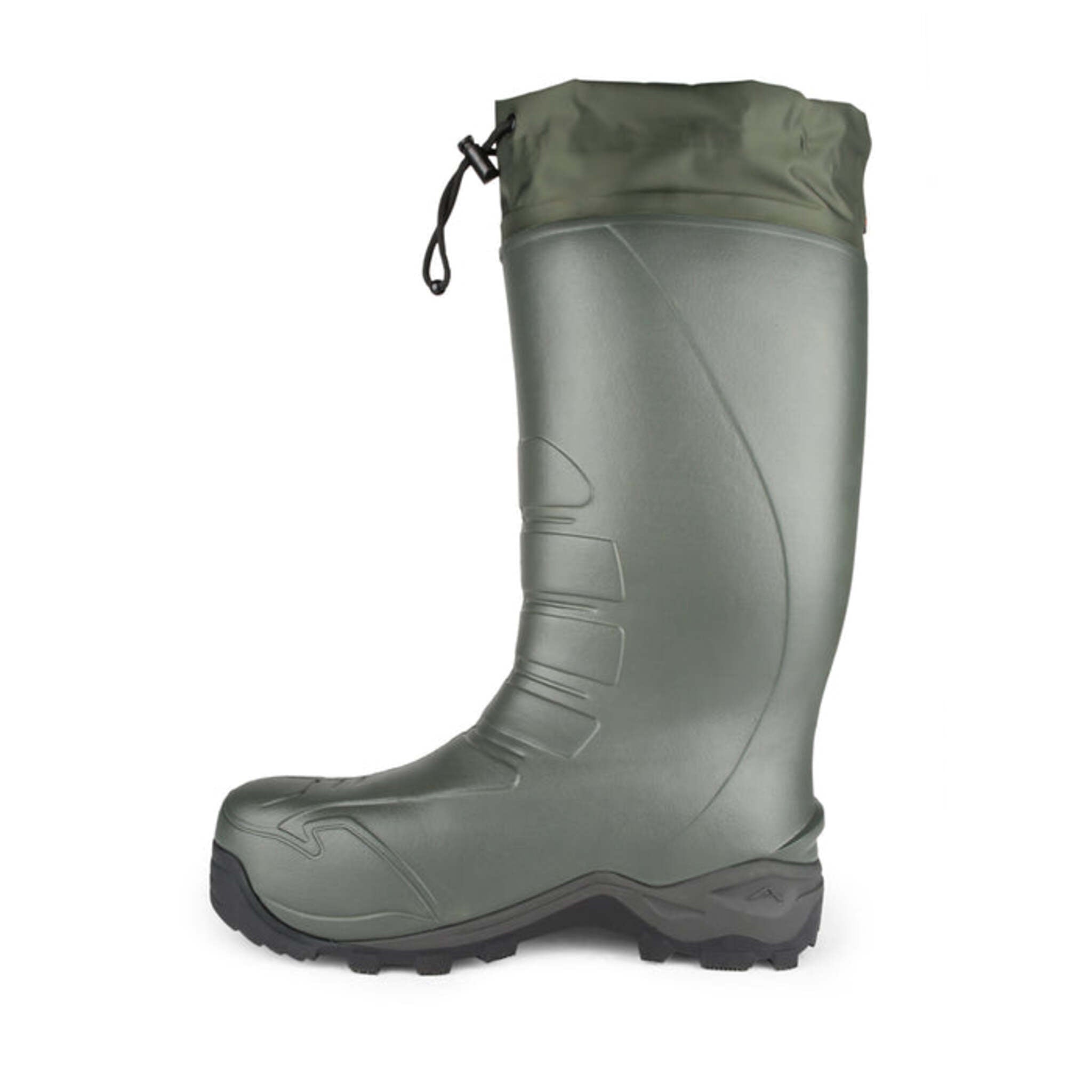 Acton Men's Adventure 14" Winter Work Boots - EVA Upper, Waterproof Natural Rubber, Insulated, Slip-Resistant, Lock-Fit Ankle Support | Sizes 7-13