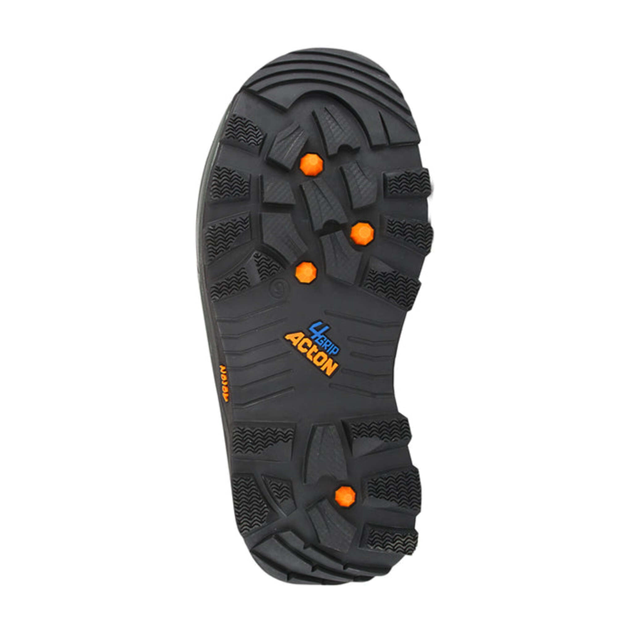 Acton Men's Adventure 14" Winter Work Boots - EVA Upper, Waterproof Natural Rubber, Insulated, Slip-Resistant, Lock-Fit Ankle Support | Sizes 7-13