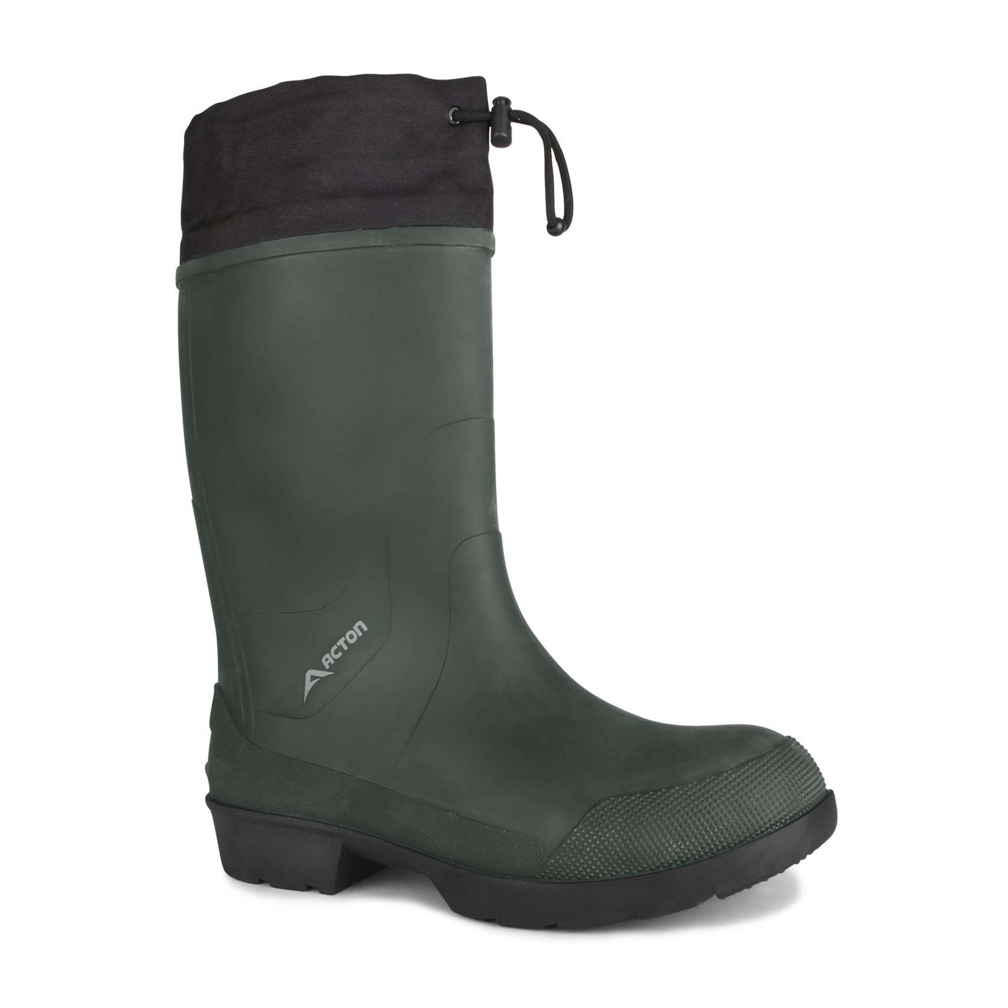 Acton Stormy 15" Insulated Rubber Work Boots | Green | Sizes 6 - 14 Work Boots - Cleanflow