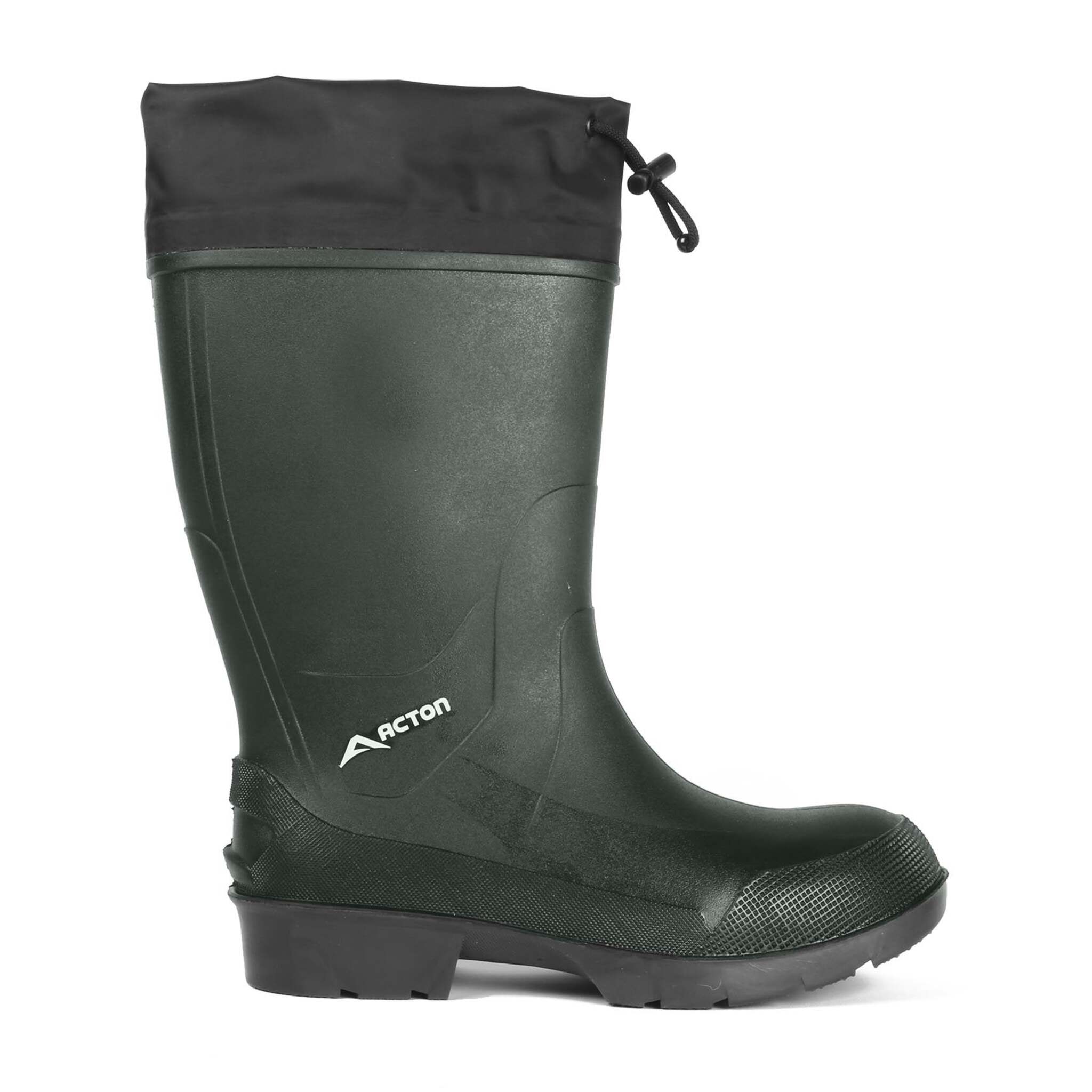 Acton Stormy 15" Insulated Rubber Work Boots | Green | Sizes 6 - 14 Work Boots - Cleanflow