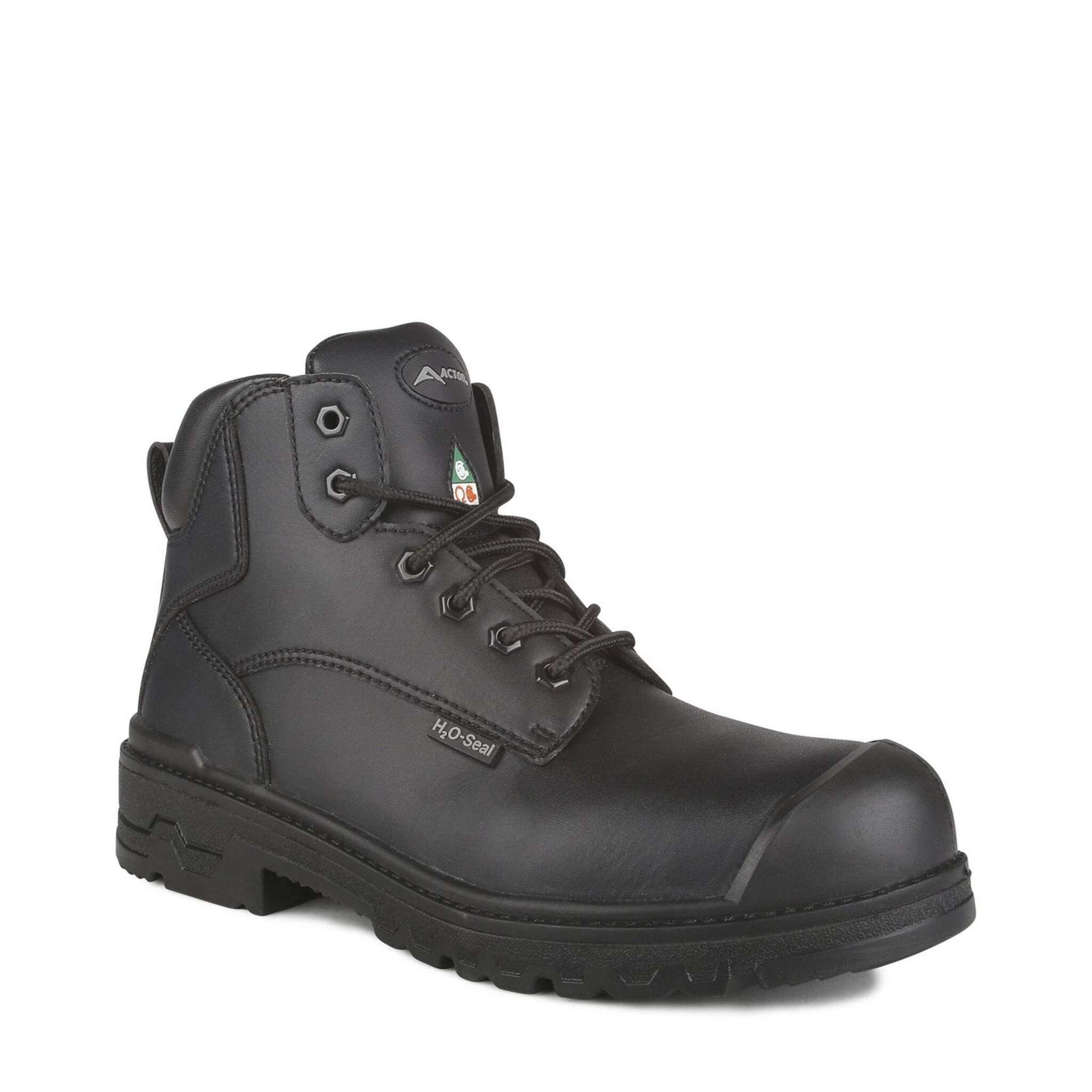 Acton Profiber 6" Chemtech Safety Work Boots | Black | Size 7 to Size 16 Work Boots - Cleanflow