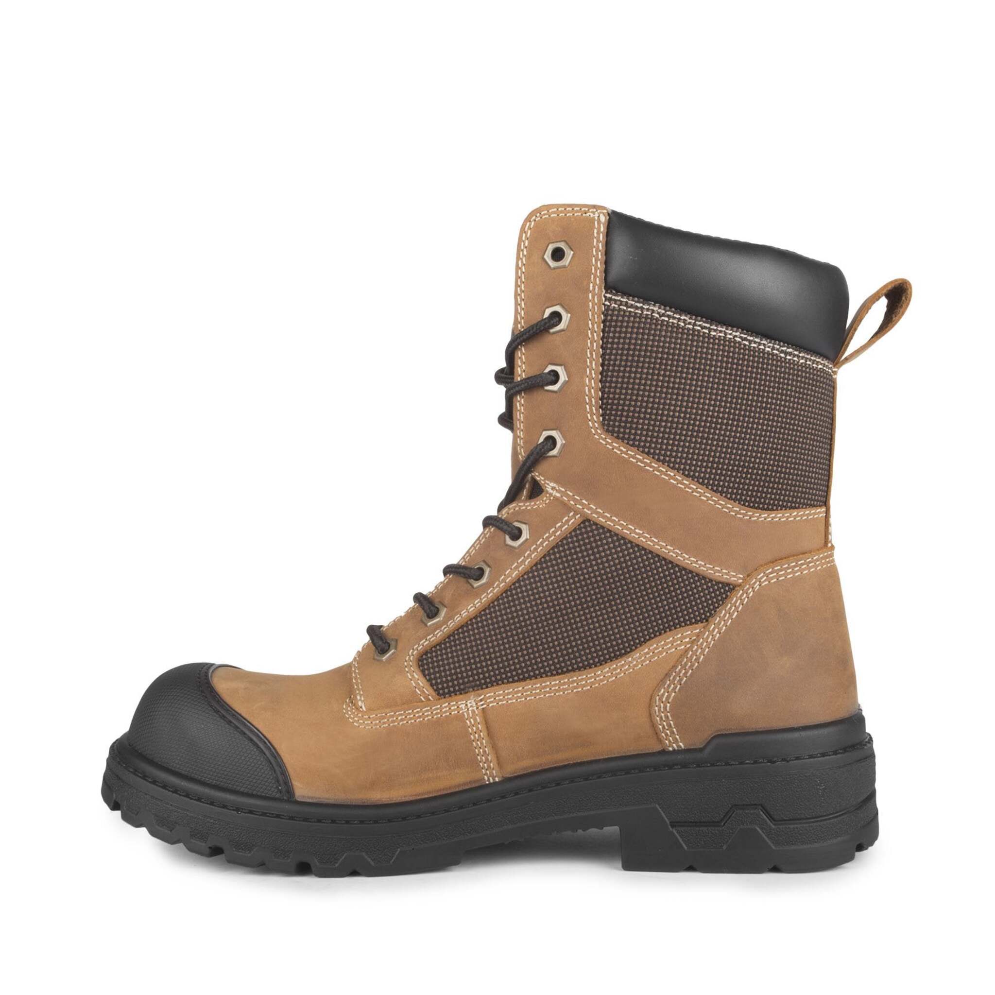 Acton Progress Nubuck 8" Waterproof Work Boots | Brown | Sizes 4 - 14 Work Boots - Cleanflow