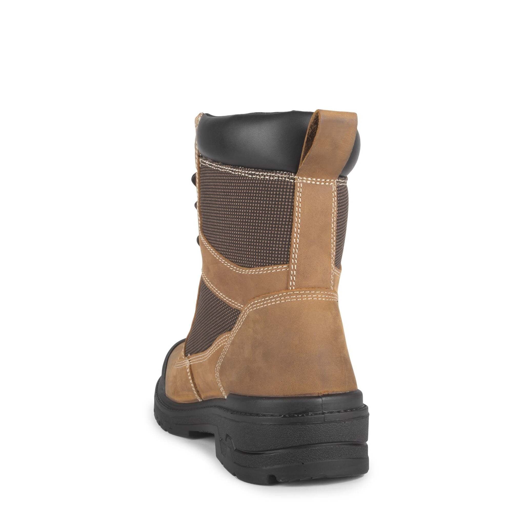 Acton Progress Nubuck 8" Waterproof Work Boots | Brown | Sizes 4 - 14 Work Boots - Cleanflow