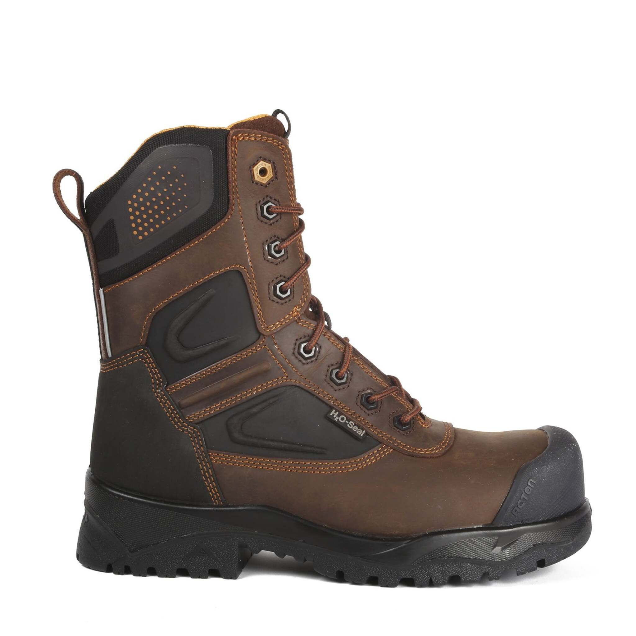 Acton Thor 8" Men Work Boots CSA | Brown | Size 7-14 Work Boots - Cleanflow