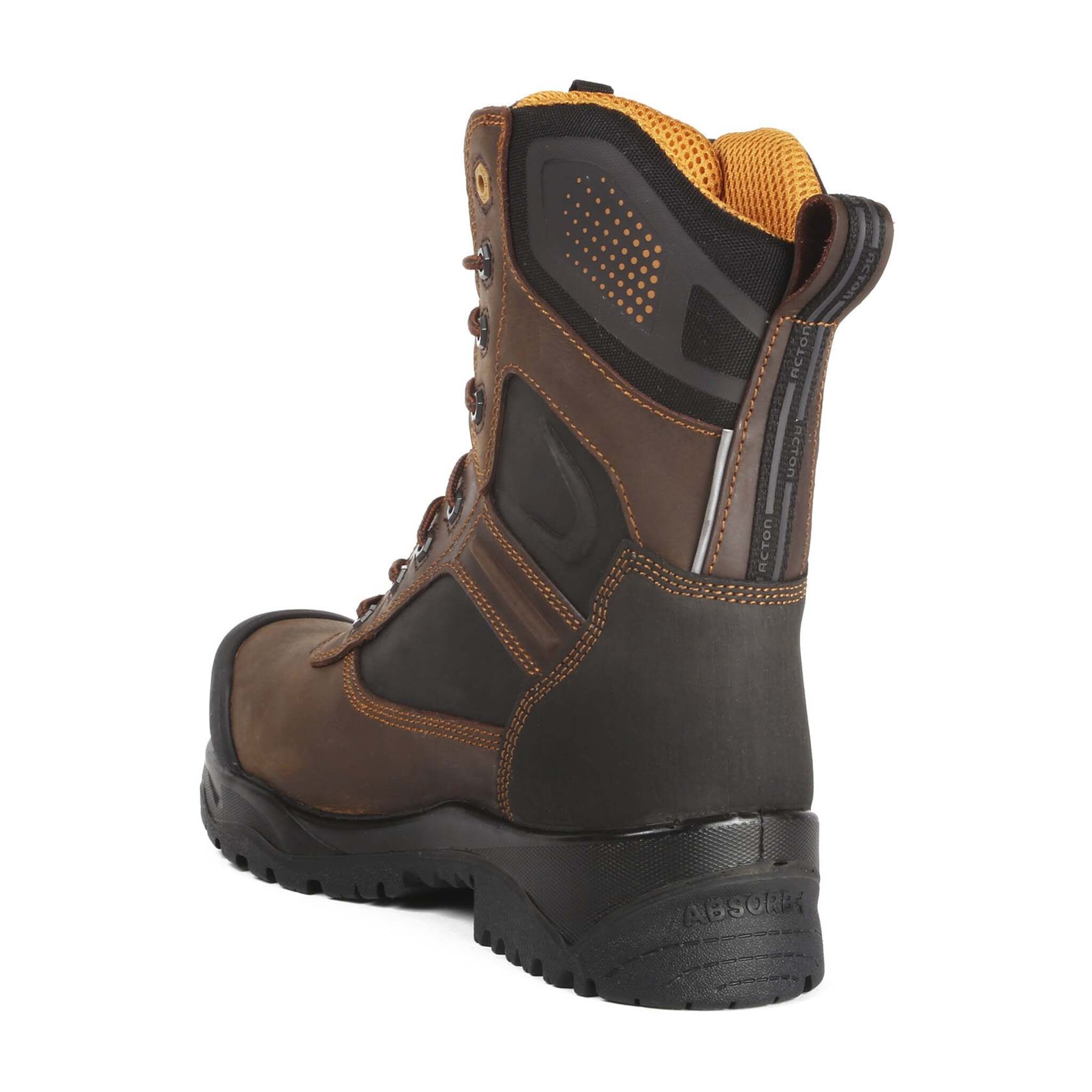 Acton Thor 8" Men Work Boots CSA | Brown | Size 7-14 Work Boots - Cleanflow