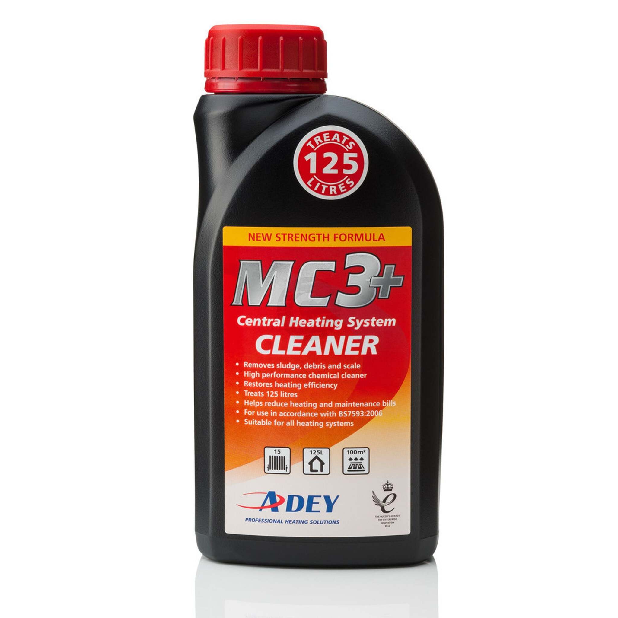 Adey MC3+ Cleaner – Fast-Acting Heating System Cleanliness, High-Performance Formula, Quick-Dose Application, Universal Compatibility | 500ml Bottle