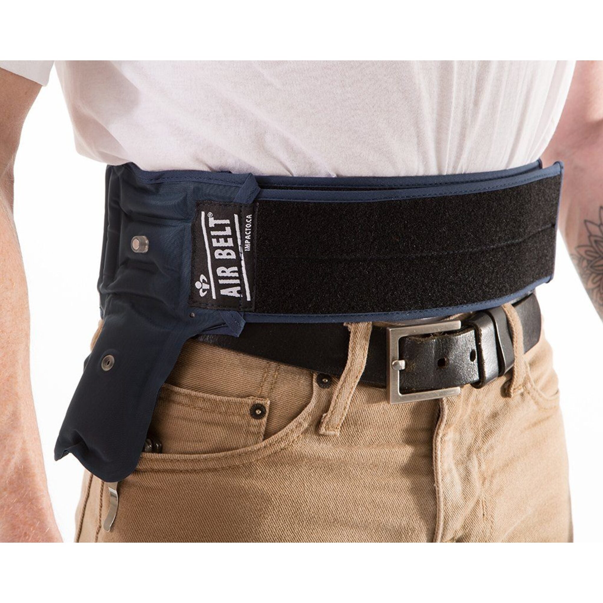 Impacto AP Air Belt - Inflatable Back and Lumbar Support System Ergonomics - Cleanflow