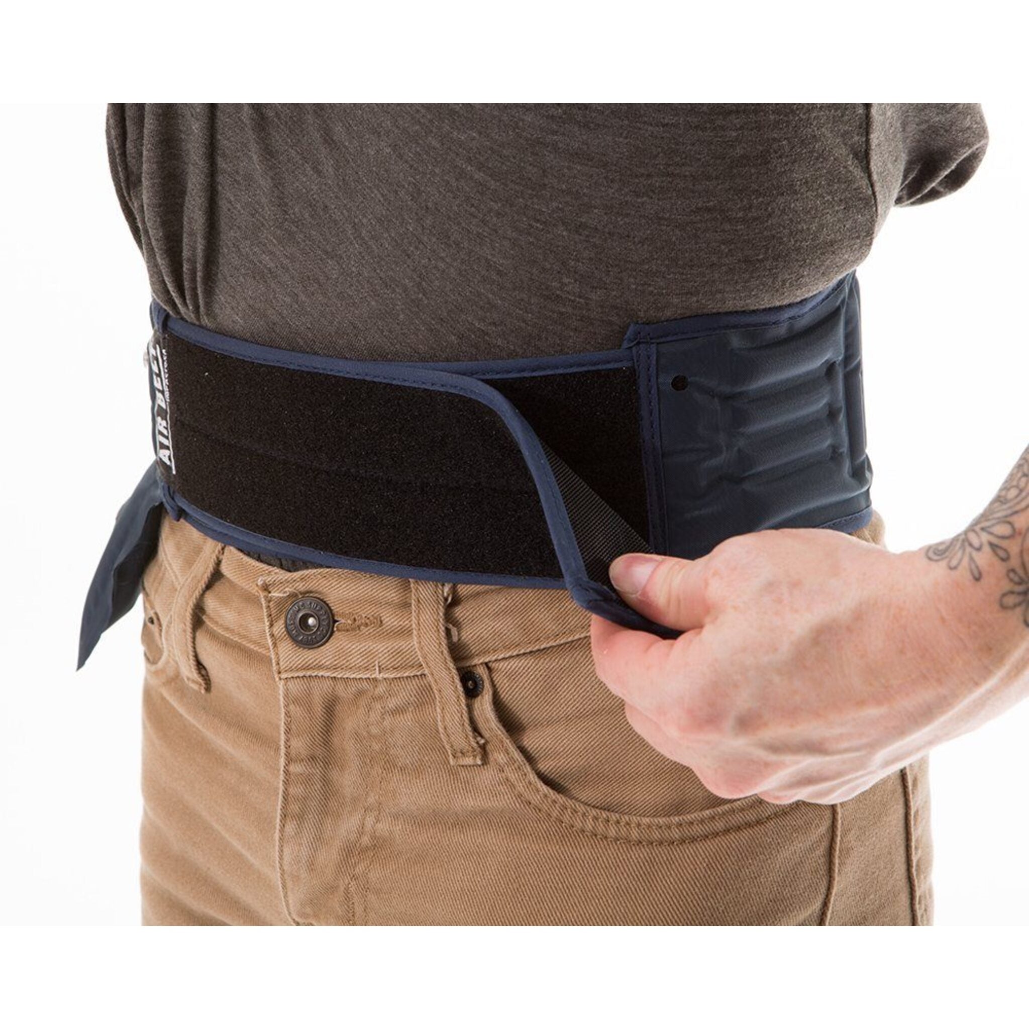 Impacto AP Air Belt - Inflatable Back and Lumbar Support System Ergonomics - Cleanflow