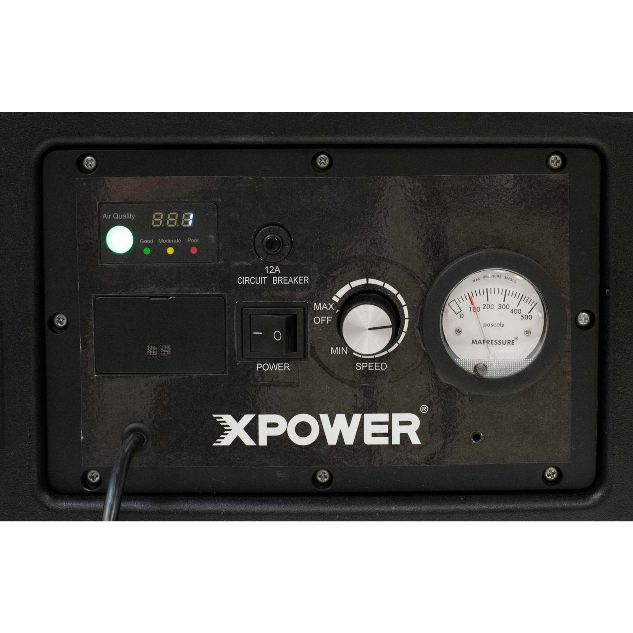 XPOWER Commercial DC Brushless Motor HEPA Air Filtration System - 2000 CFM - 8.0A - Variable Speed