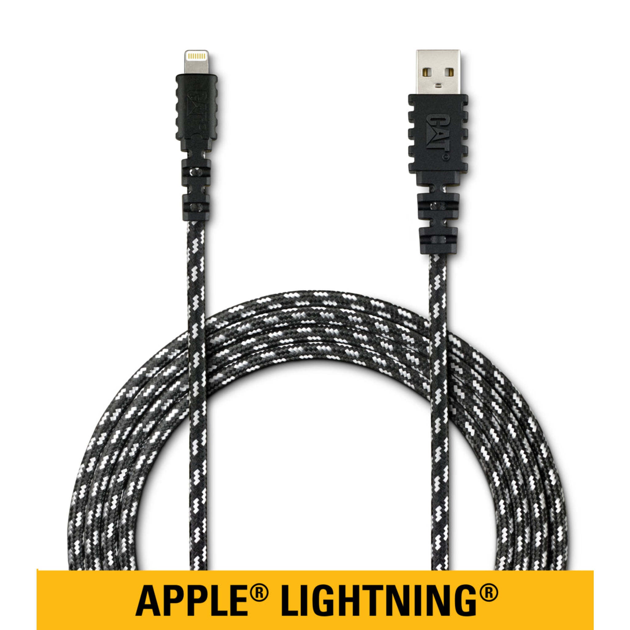 CAT® Certified Apple® Lightning® Charge/Sync Cable - 10-Ft