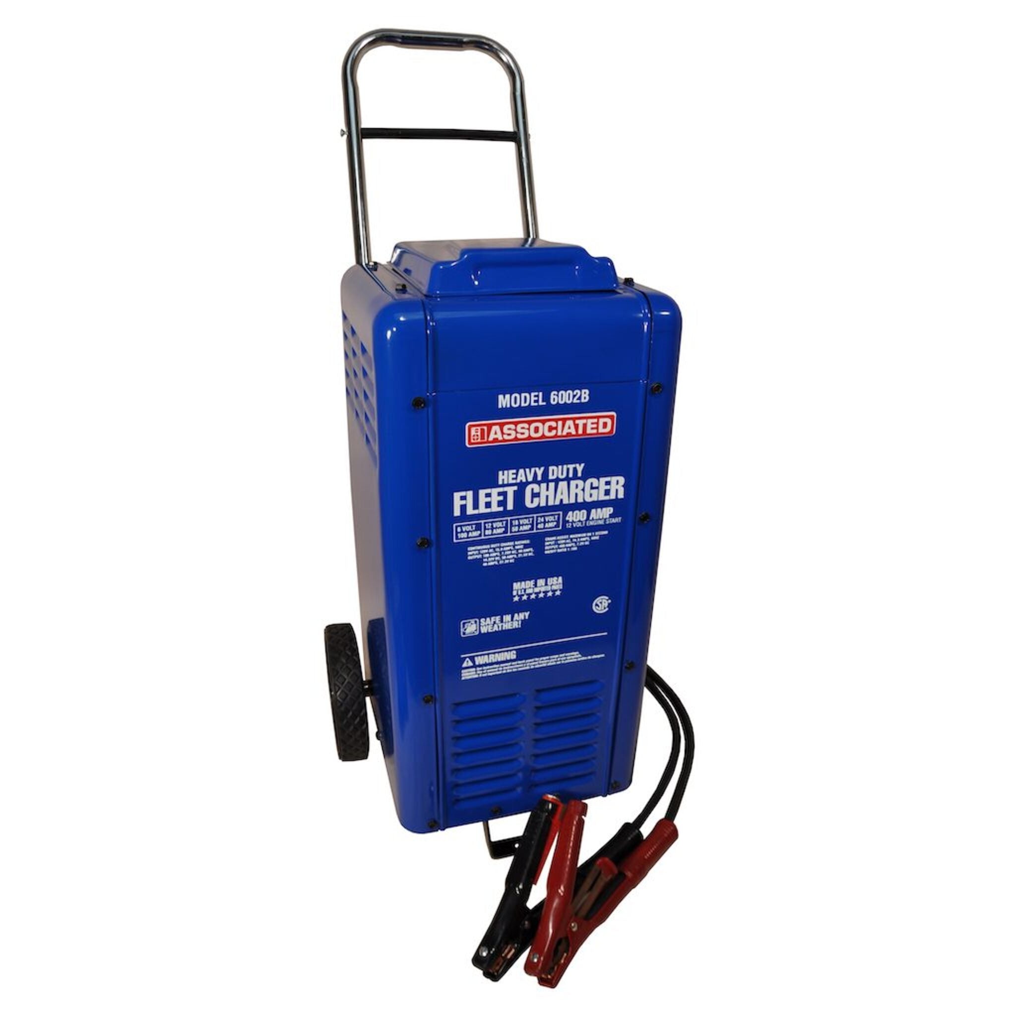 Associated Equipment 6002B 6/12/18/24V 100/80/50/400 Amp Battery Charger w/ Start Automotive Tools - Cleanflow