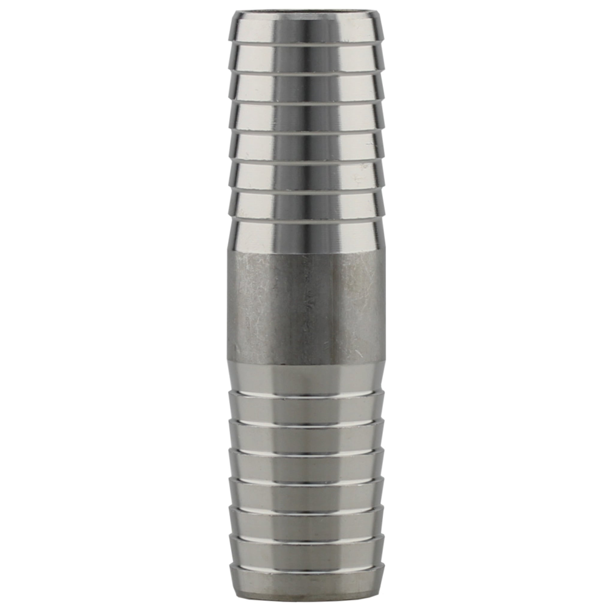 304 Stainless Steel Poly Pipe Insert Coupling - InsertxInsert Fitting for PE Pipes - 400 PSI Rated, NSF Certified for Water, Irrigation & Well Systems