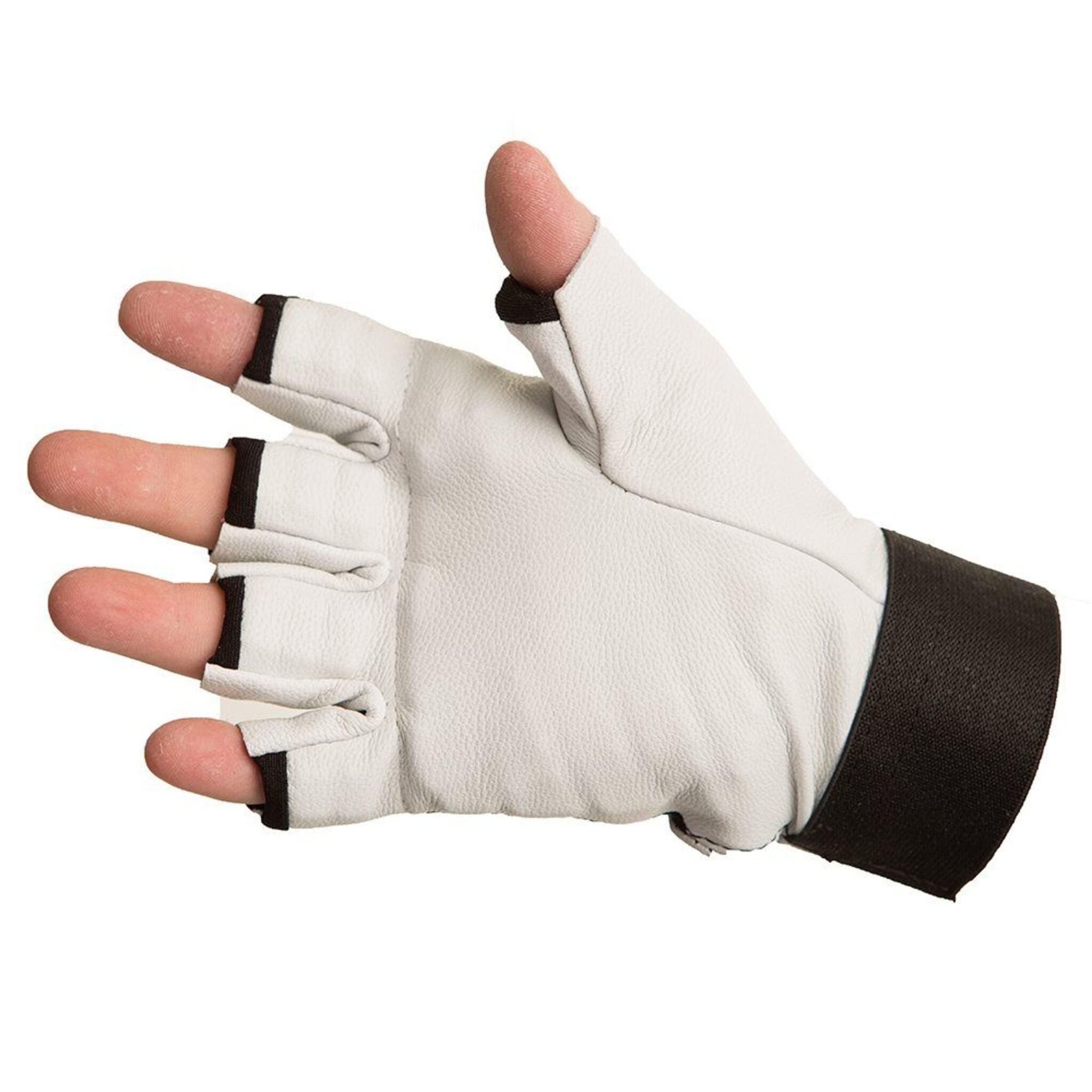 Impacto Anti-Vibration Pearl Leather Series Half Finger Glove with Air Glove® Technology Work Gloves and Hats - Cleanflow