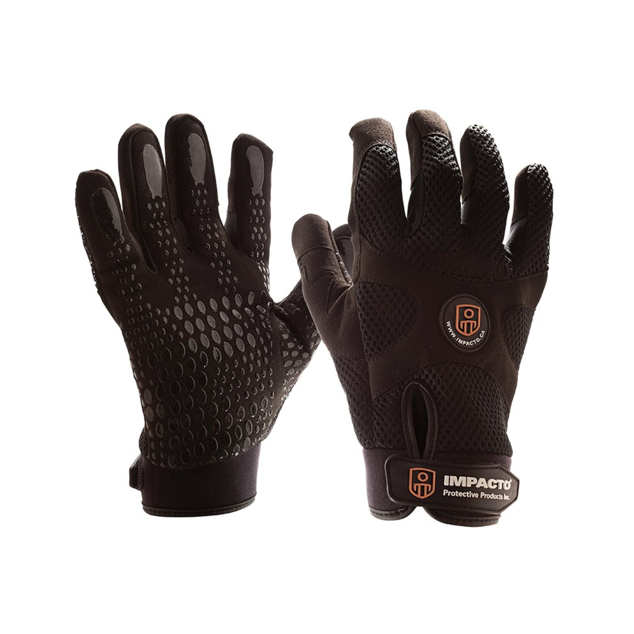 Impacto Anti-Vibration Mechanic's Style Suede Leather Silicone Grip Glove with Air Glove® Technology Work Gloves and Hats - Cleanflow