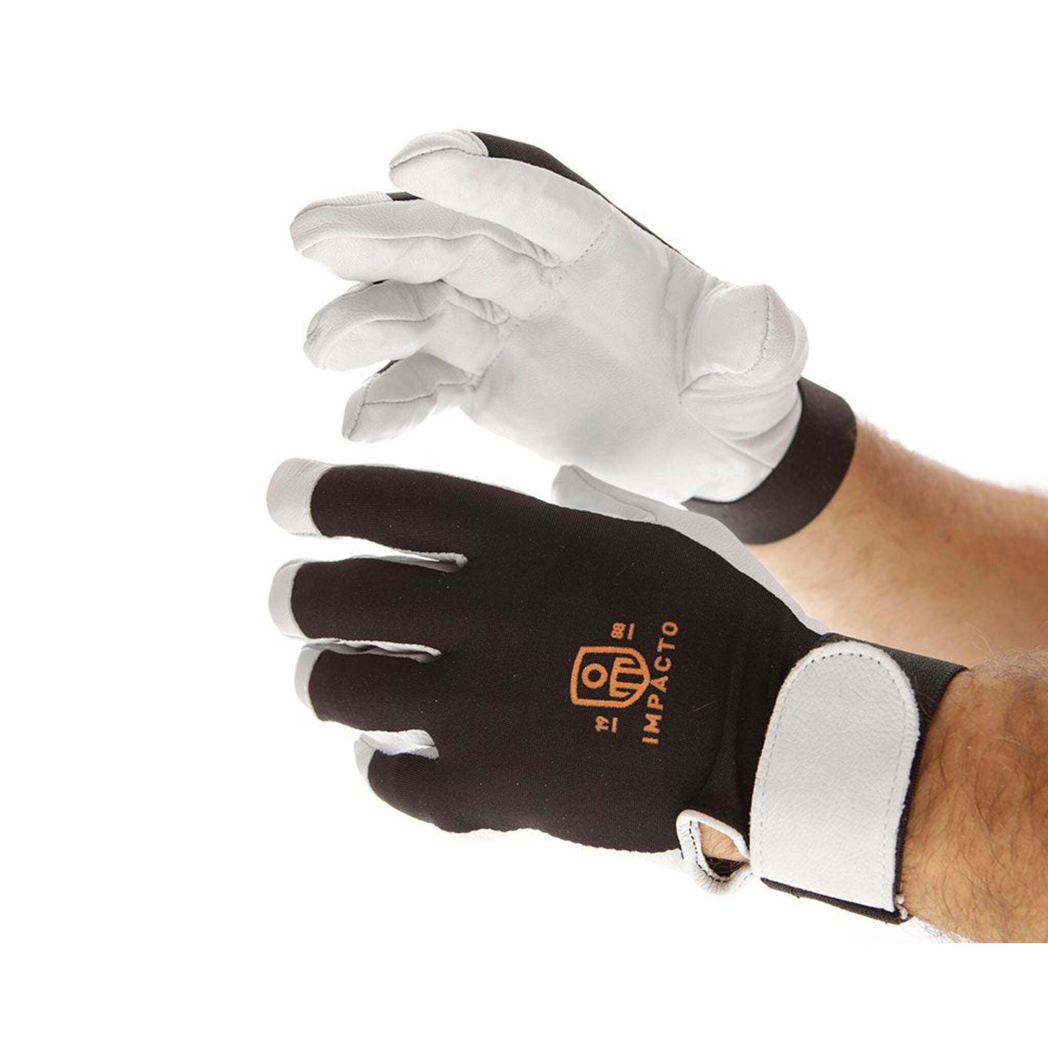 Impacto Anti-Vibration Pearl Leather Series Full Finger Glove with Air Glove® Technology Work Gloves and Hats - Cleanflow