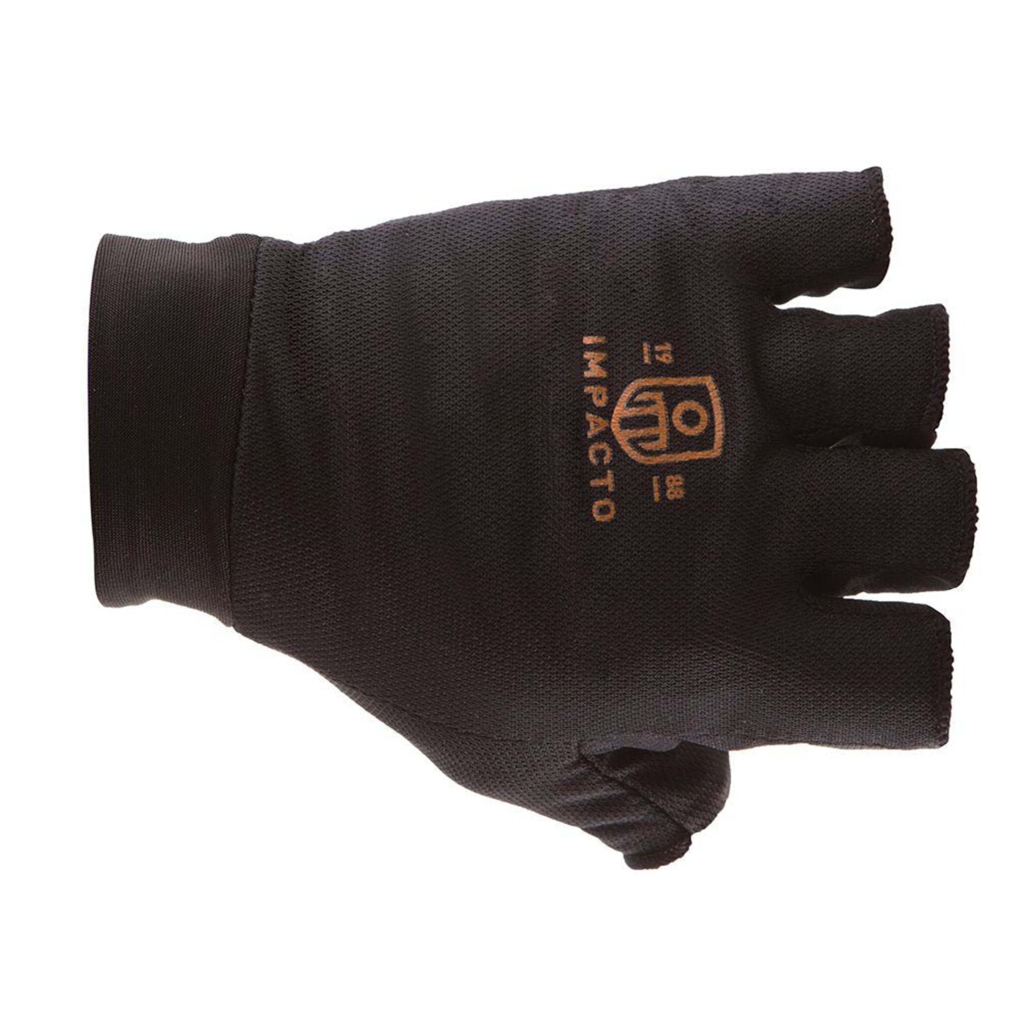 Impacto BG505 Air Glove® Liner Half Finger Work Gloves and Hats - Cleanflow