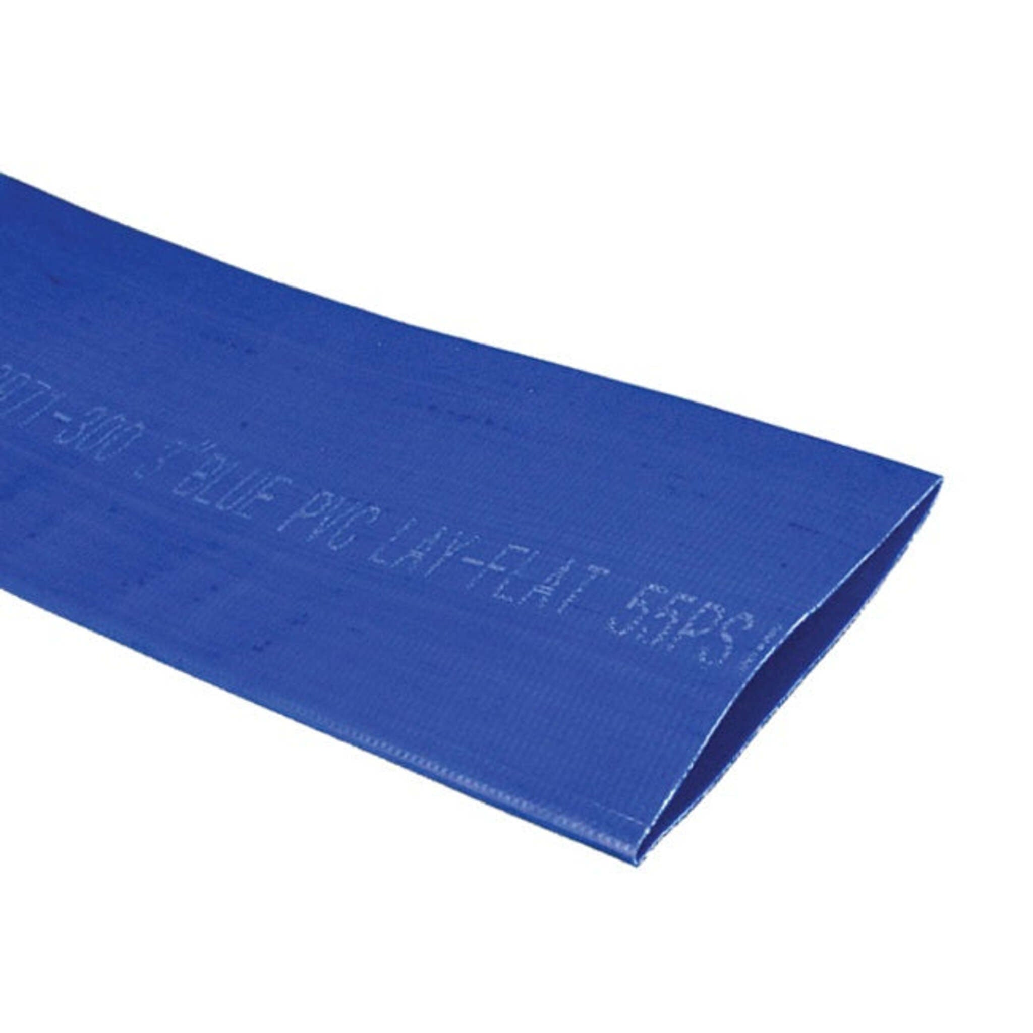 Blue PVC Layflat Discharge Hose (Hose Only - No Ends) Hose and Fittings - Cleanflow