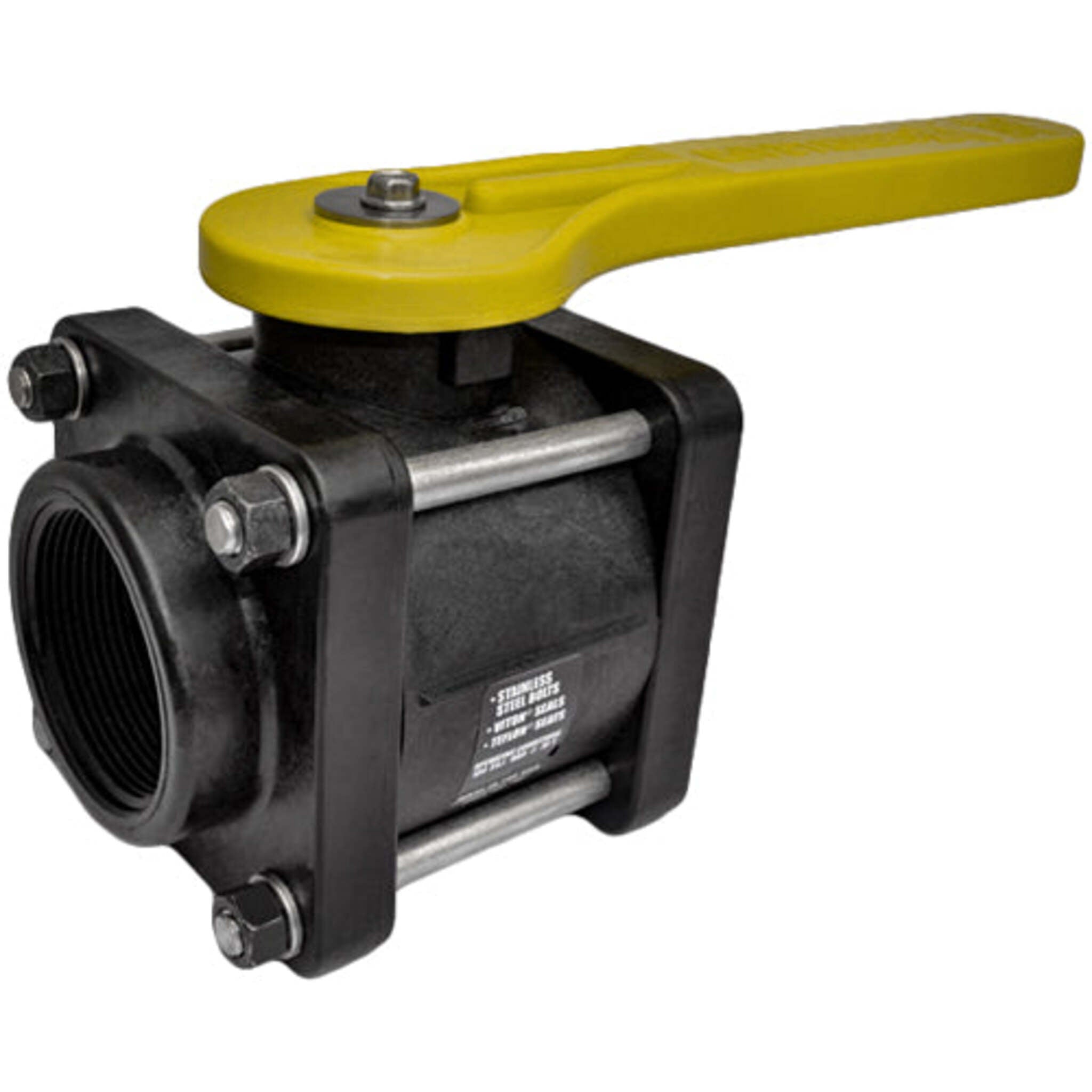 Polypropylene Bolted Ball Valve | 3/4" to 4"