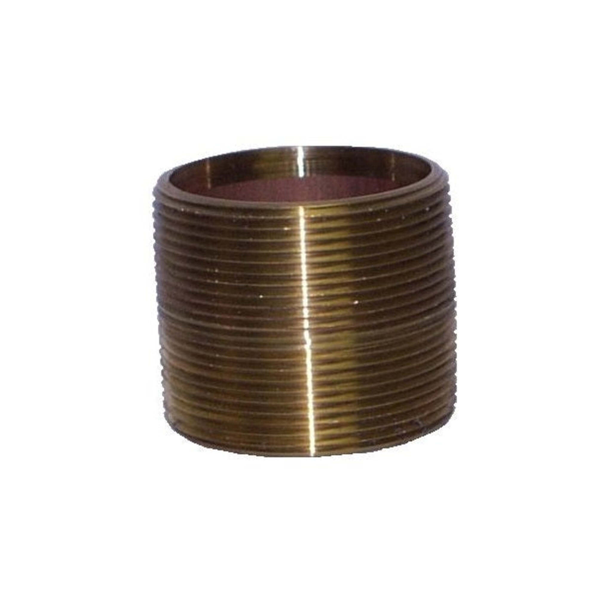 Lead-Free Red Brass Threaded Pipe Nipples X Close – Reliable Corrosion-Resistant, High-Copper, NSF Rated for Potable Water Systems, Underground & More