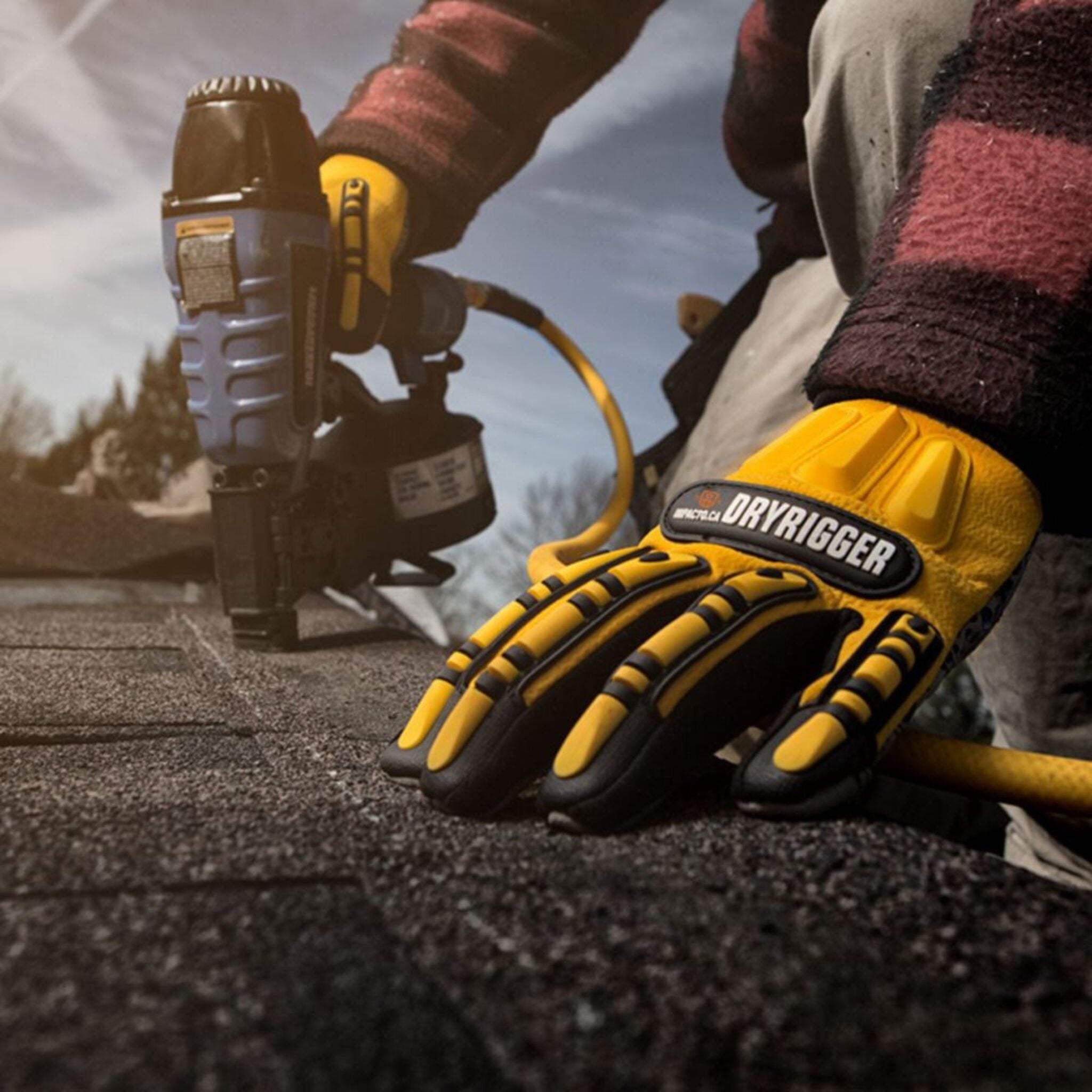 Impacto The Original Dryrigger Glove - Impact, Oil and Water Resistant (Cut Level 3) Work Gloves and Hats - Cleanflow