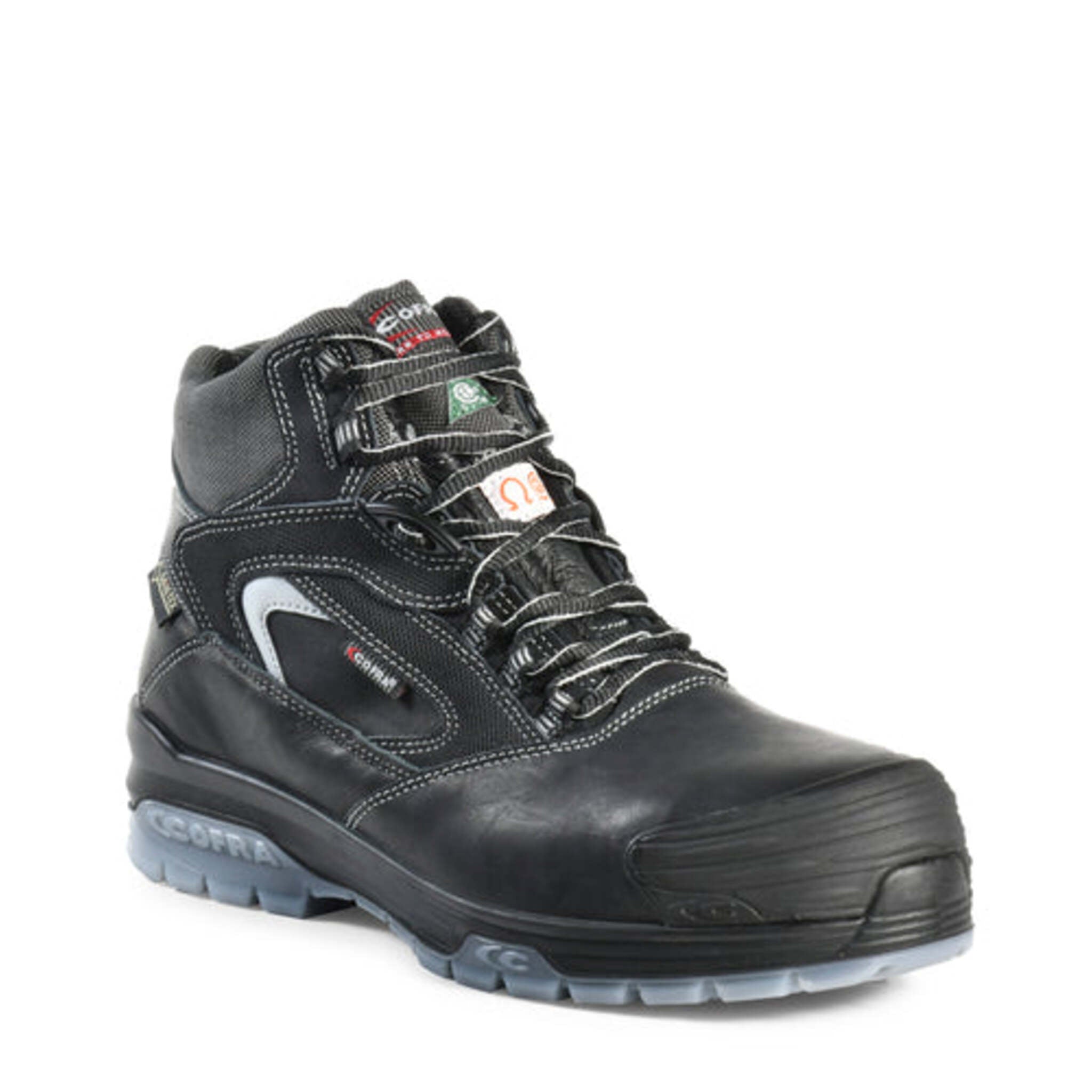 Cofra Men's Valzer 6" Safety Work Boots | CSA Approved, Waterproof Leather, Metal Free, Composite Toe, Anti-Perforation, Gore-Tex Lining | Sizes 7-10.5