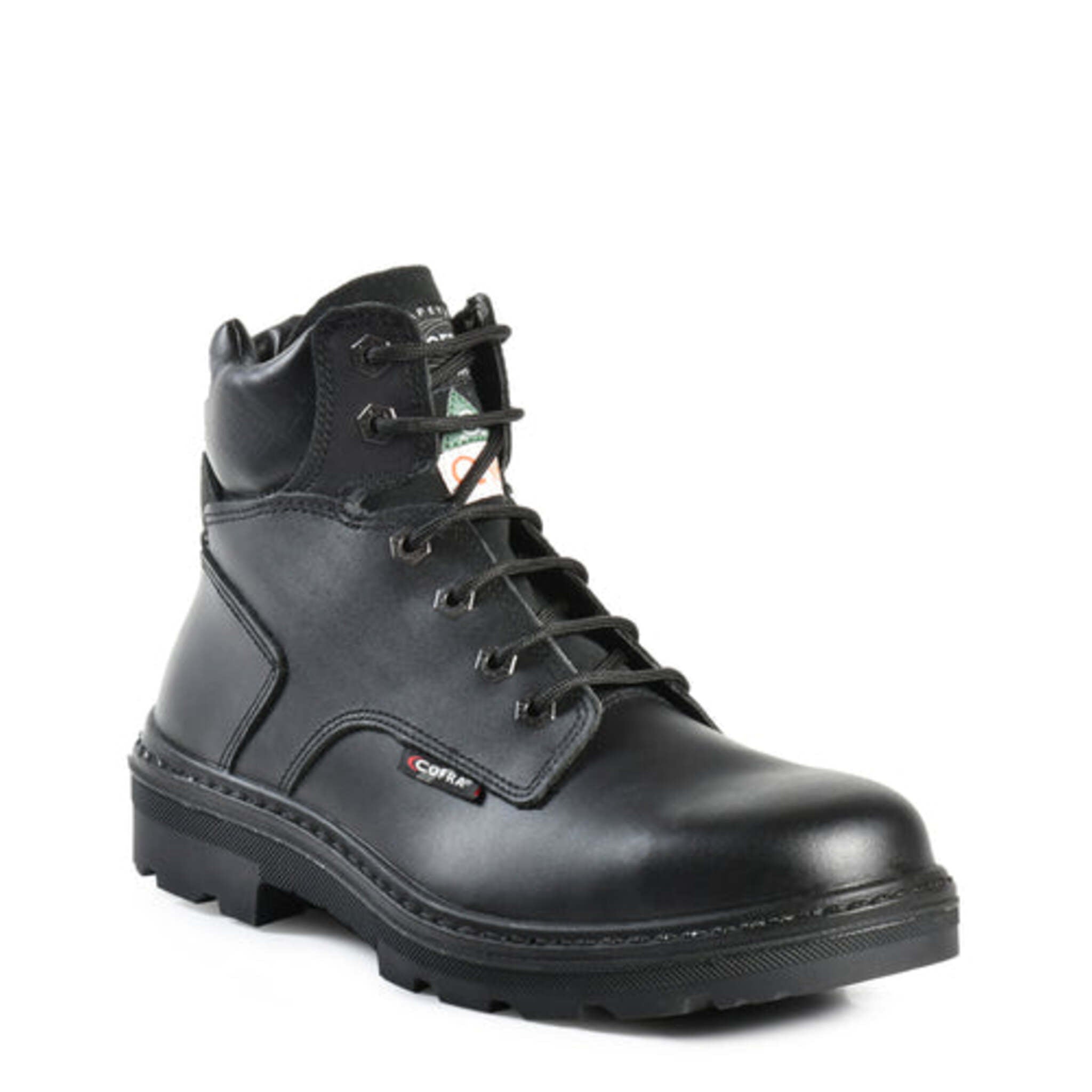Cofra Men's 6" Leader Safety Work Boots | CSA Approved, Water Repellent Leather, Steel Toe, Anti-Perforation, Electric Shock Resistant, Breathable | Sizes 7-13
