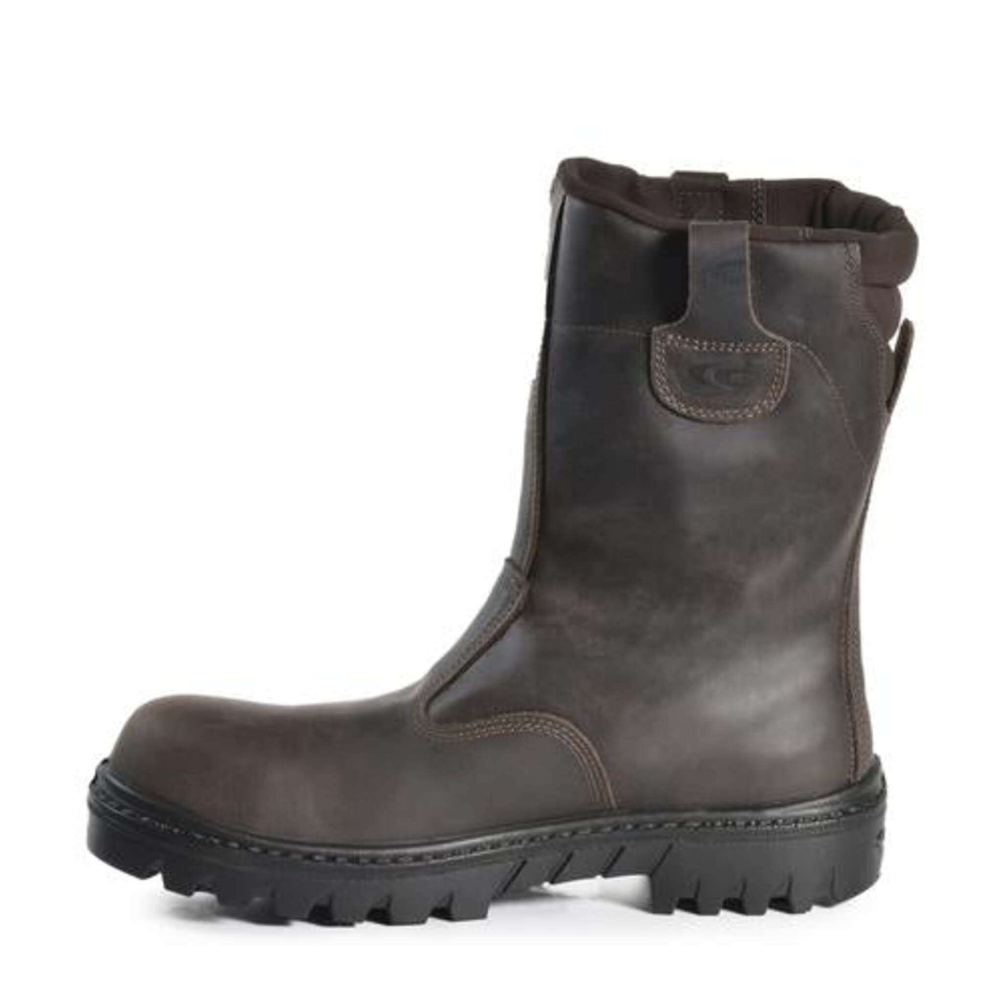 Cofra Men's Roughneck Pull-On Safety Boots | CSA/ASTM Approved, 9" Water Repellent Nubuck Leather, Composite Toe, Heat Resistant Outsole | Sizes 7-13