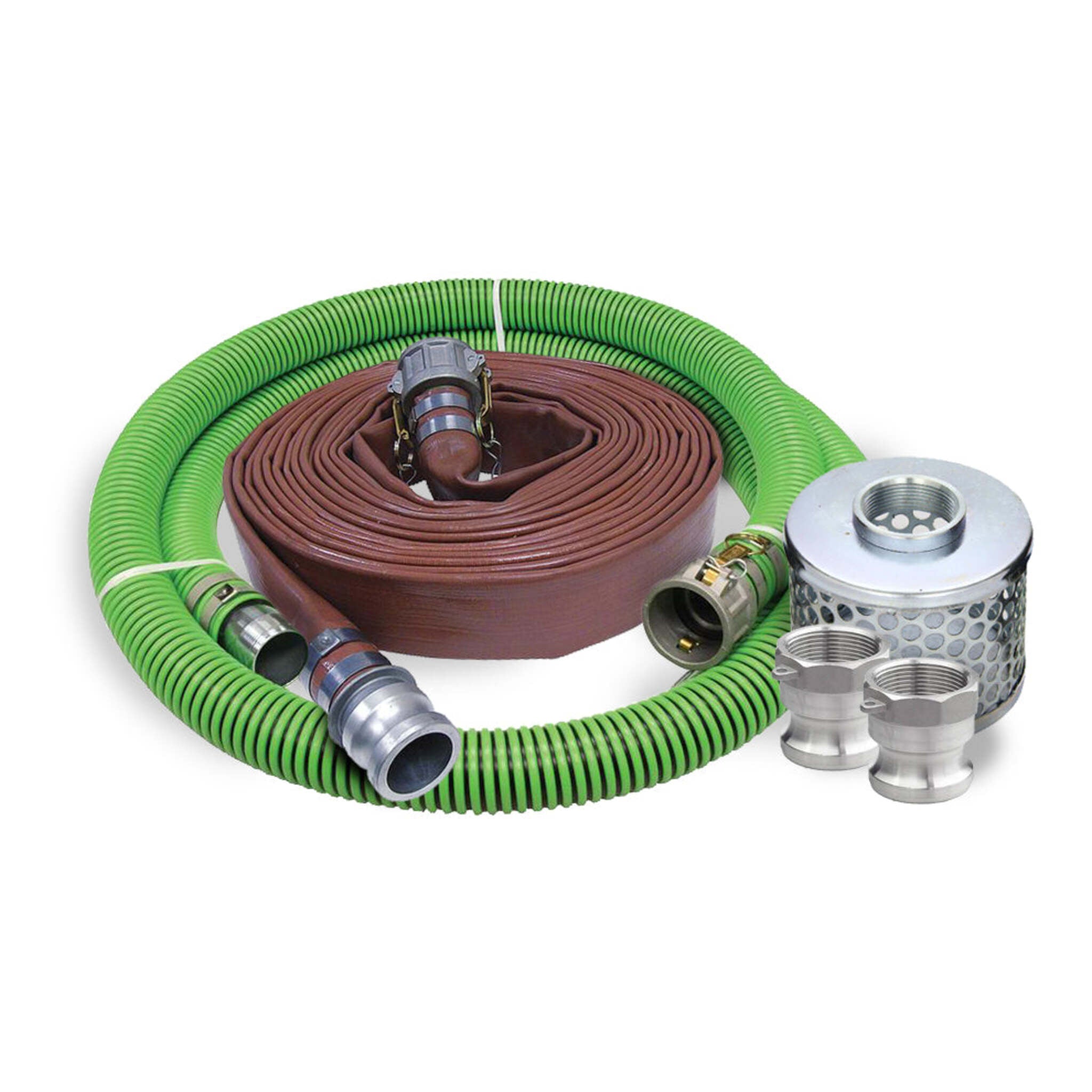 Heavy Duty Suction/Discharge Water Pump Hose Kits Hose and Fittings - Cleanflow