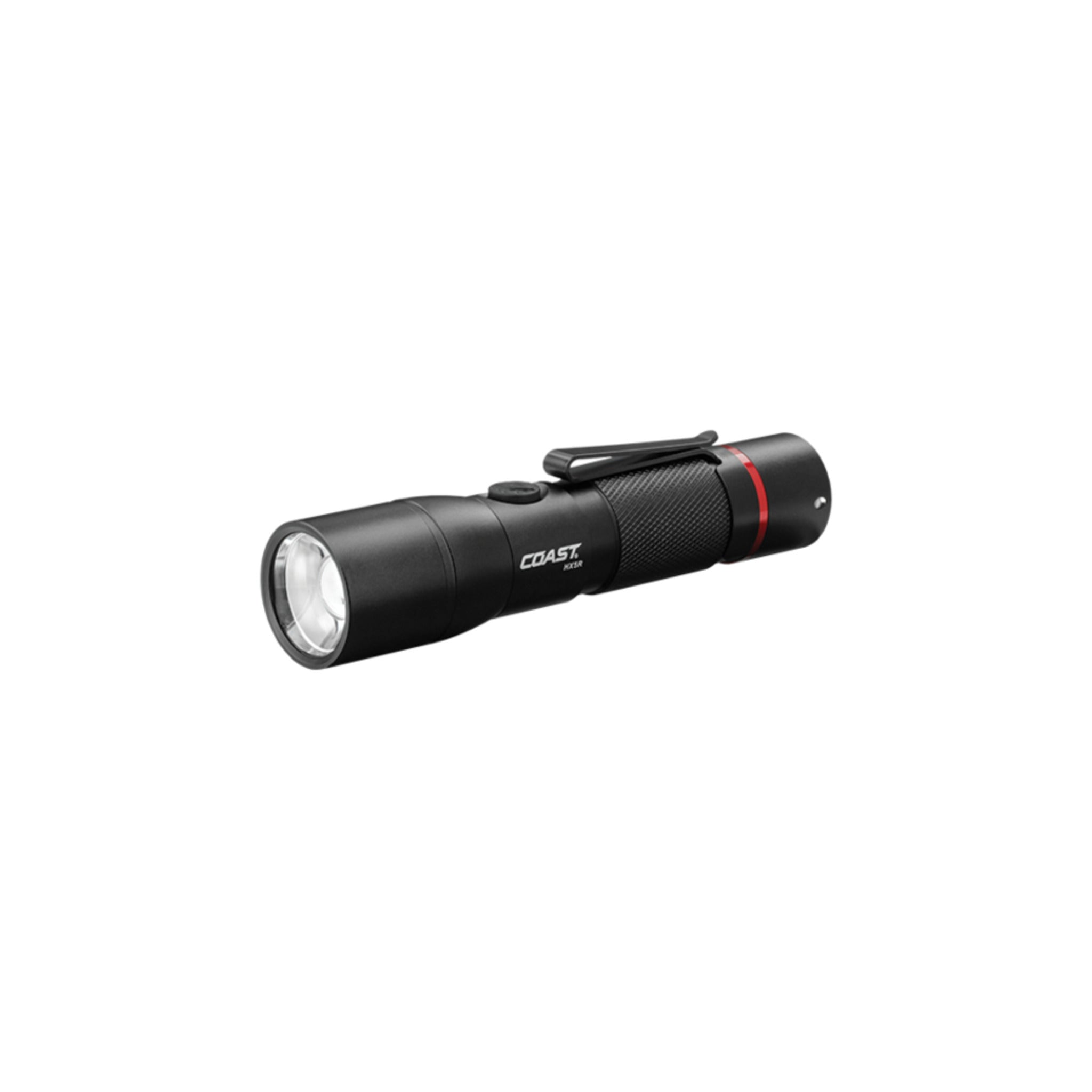 Coast® HX5R Rechargeable Pure Beam Focusing Pocket Light - 340 Lumens, 178M Beam, Dual Power System, USB Rechargeable, Durable & Weather-Resistant